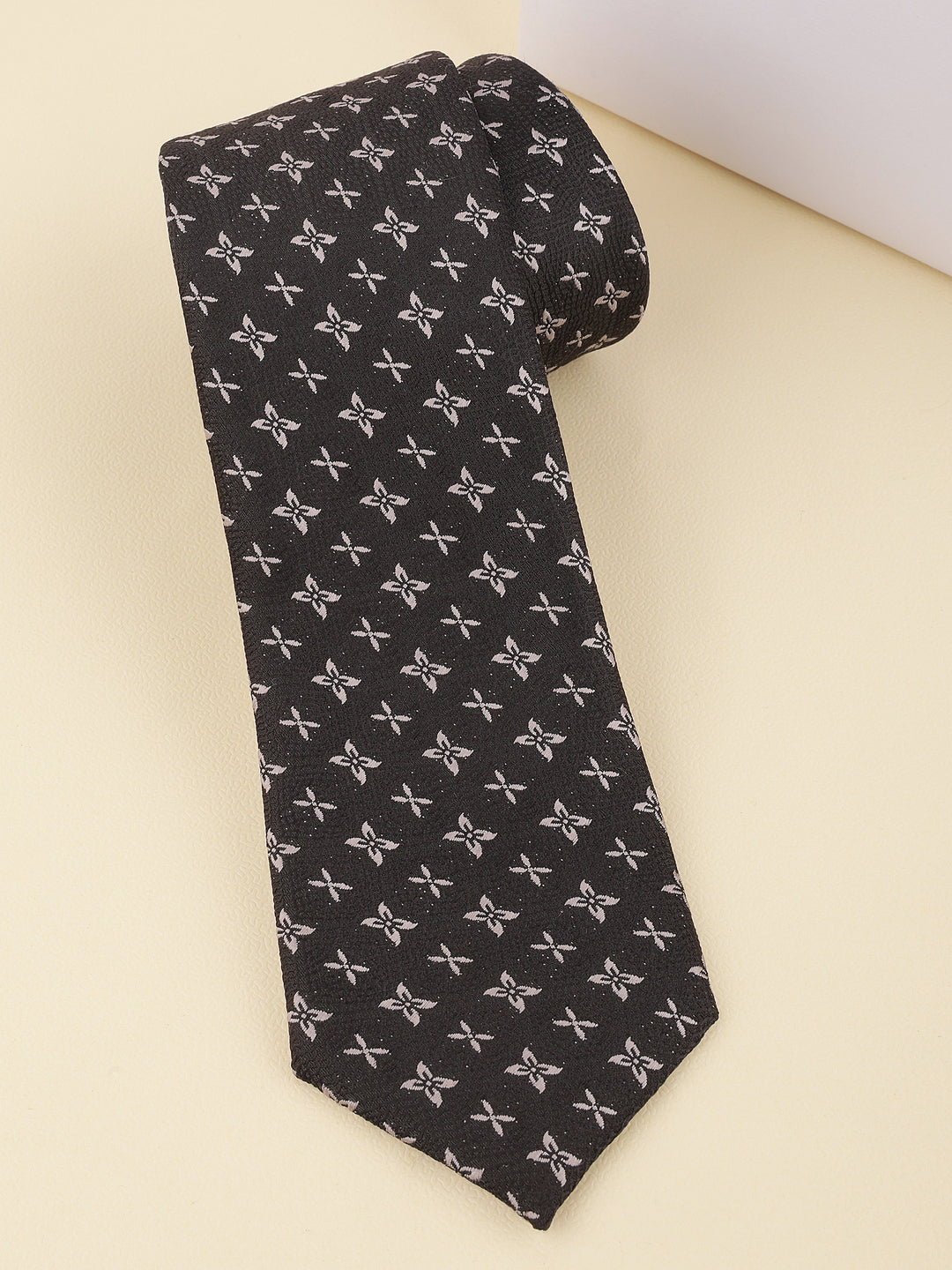 Alvaro Castagnino Black & Brown Coloured Necktie for Men