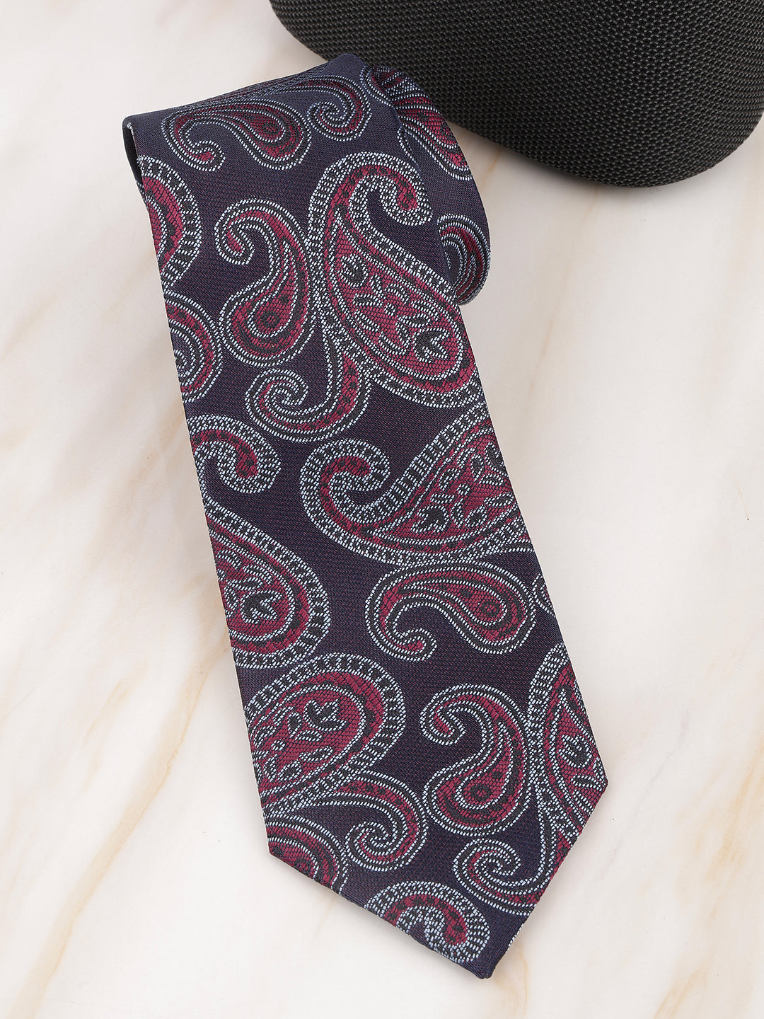 Alvaro Castagnino Maroon Coloured Necktie for Men