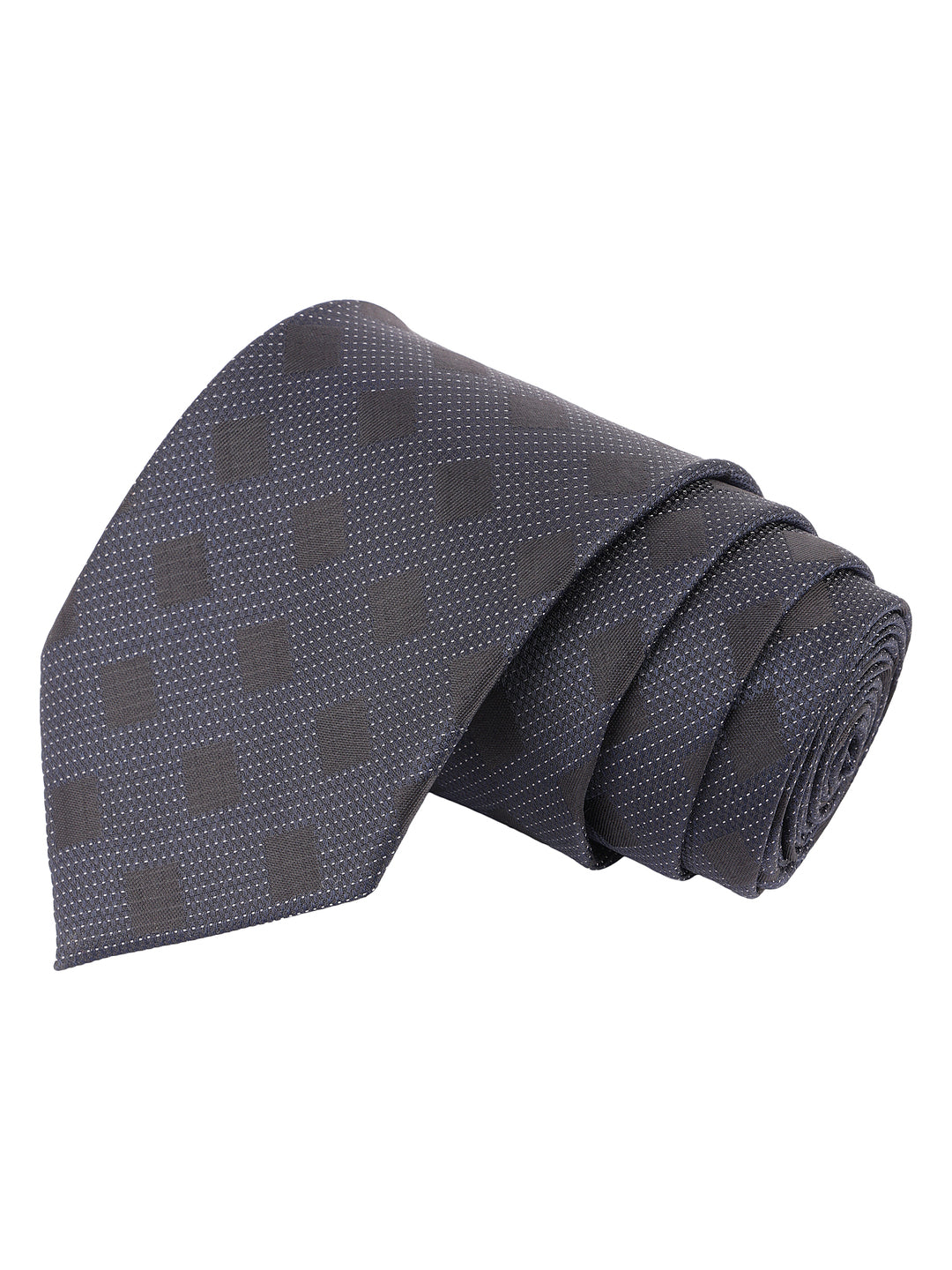 Geometric Navy Blue Necktie