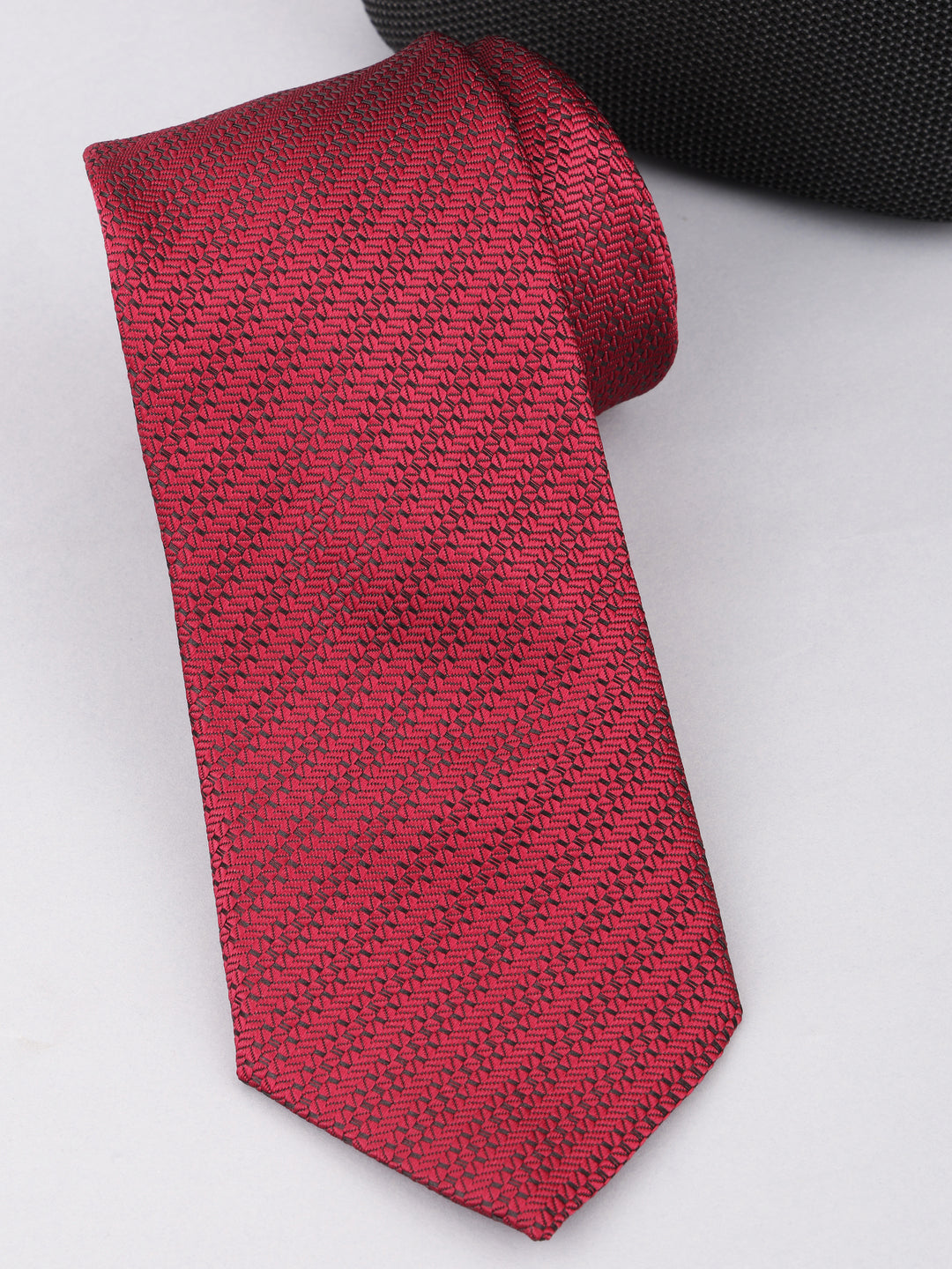 Alvaro Castagnino Maroon Coloured Necktie for Men