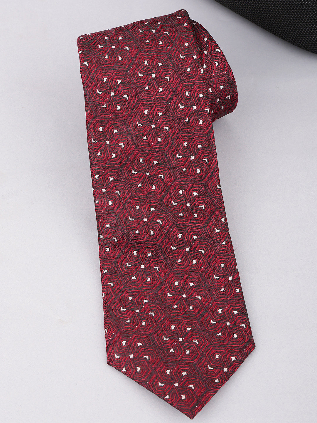 Alvaro Castagnino Maroon Coloured Necktie for Men