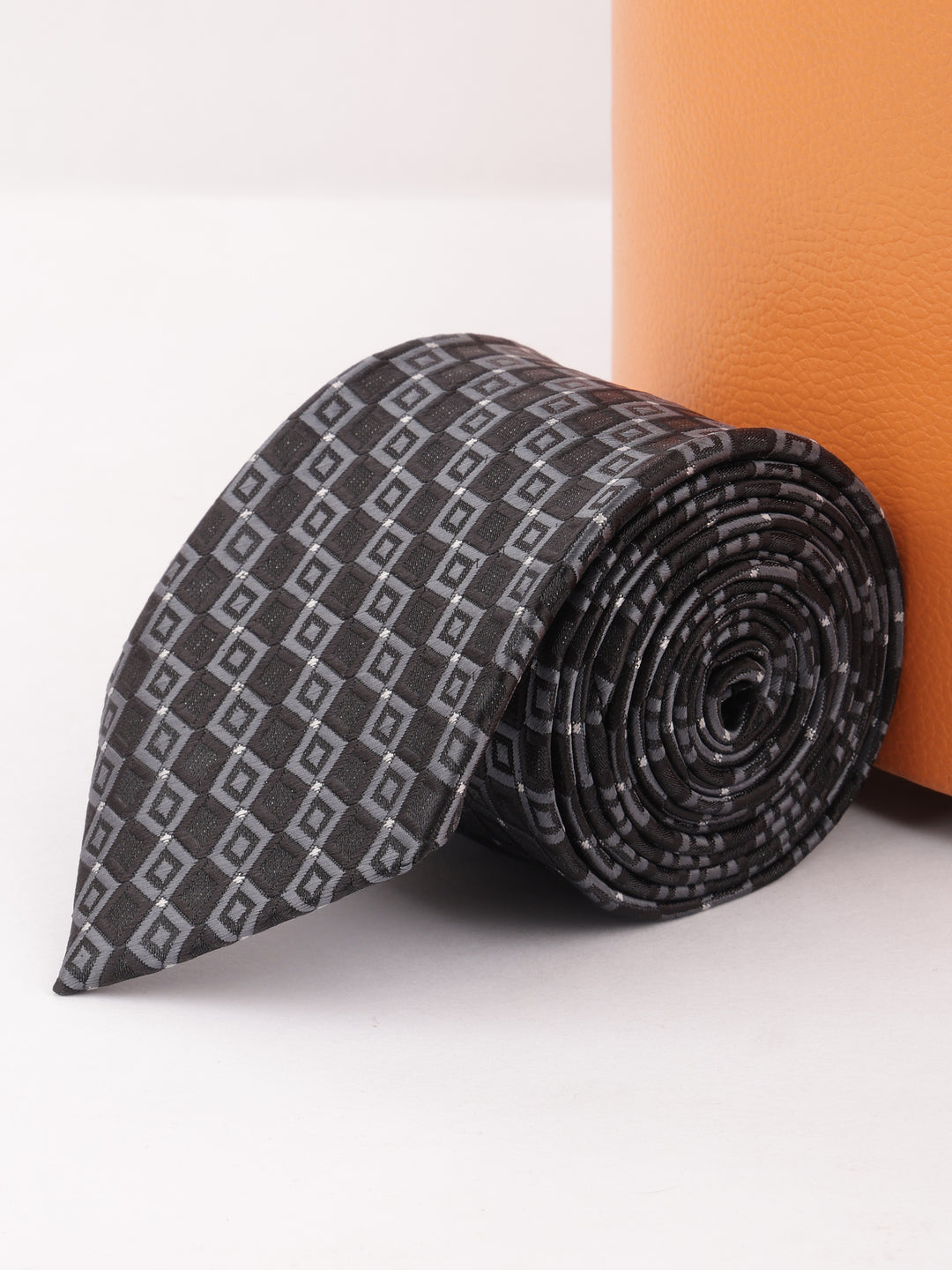 Alvaro Castagnino Black & Grey Coloured Necktie for Men