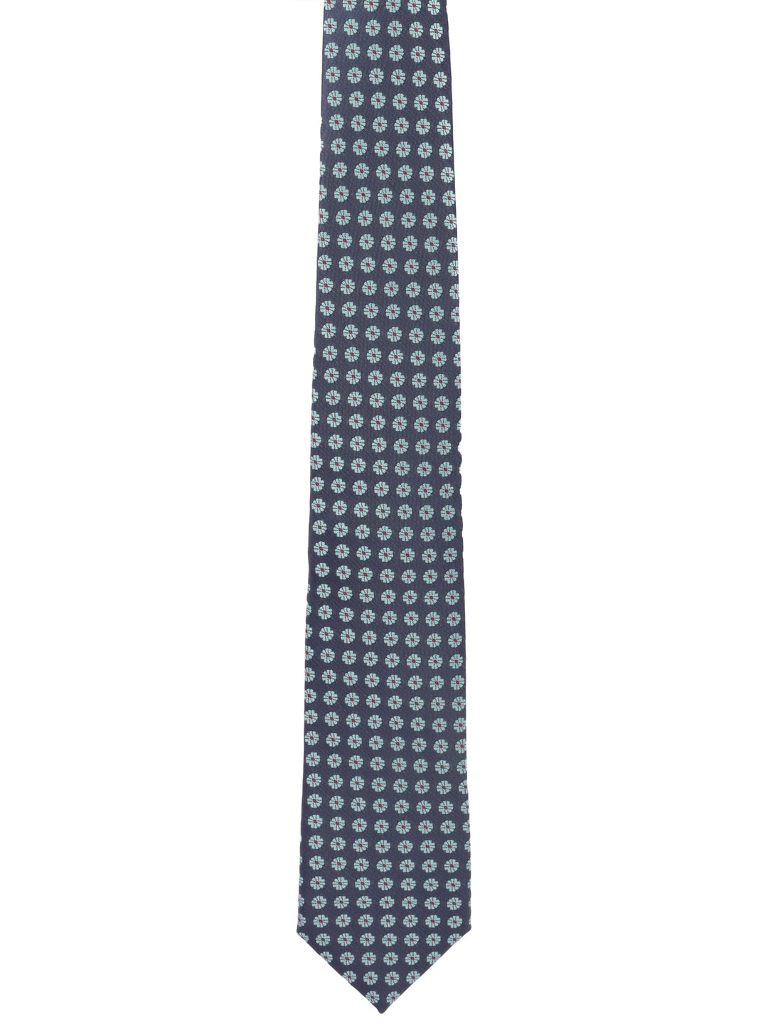 Floral Navy Blue Necktie