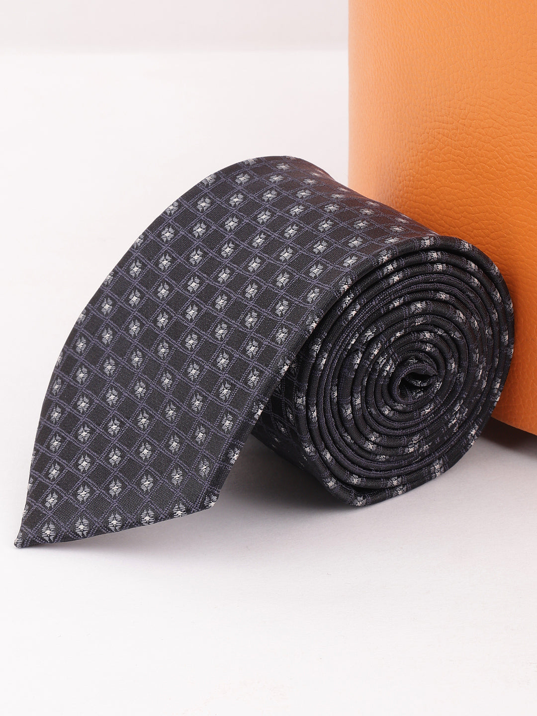 Alvaro Castagnino Black & Grey Coloured Necktie for Men