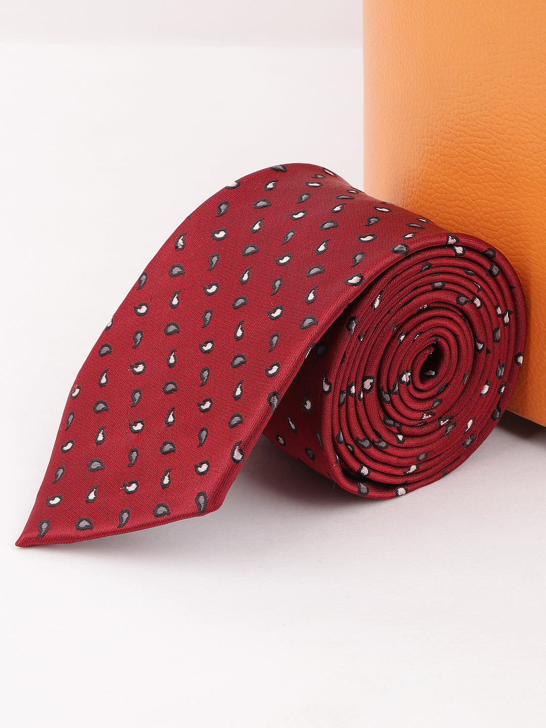 Alvaro Castagnino Maroon Coloured Necktie for Men