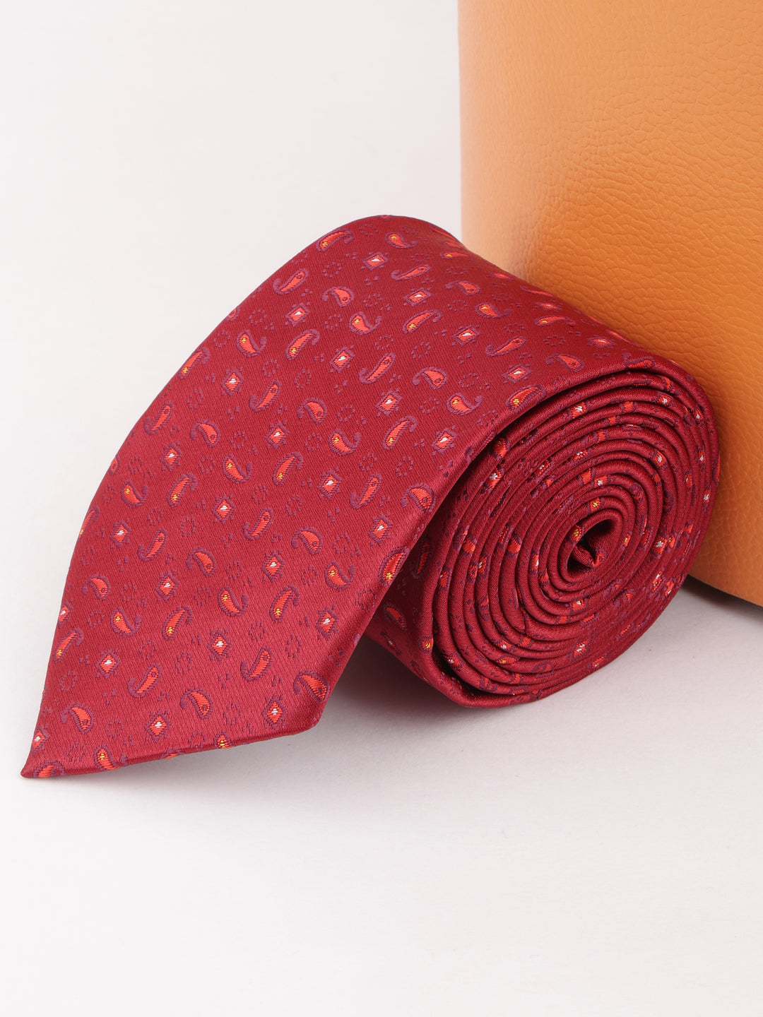 Alvaro Castagnino Red Coloured Necktie for Men