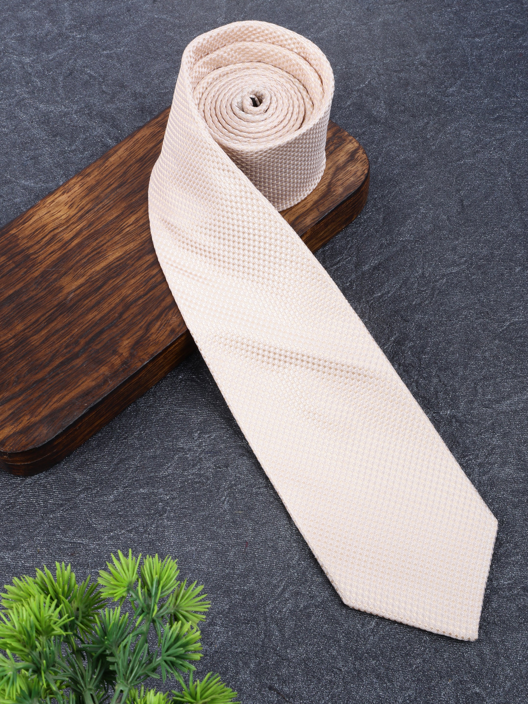 Classic Peach Silk Necktie
