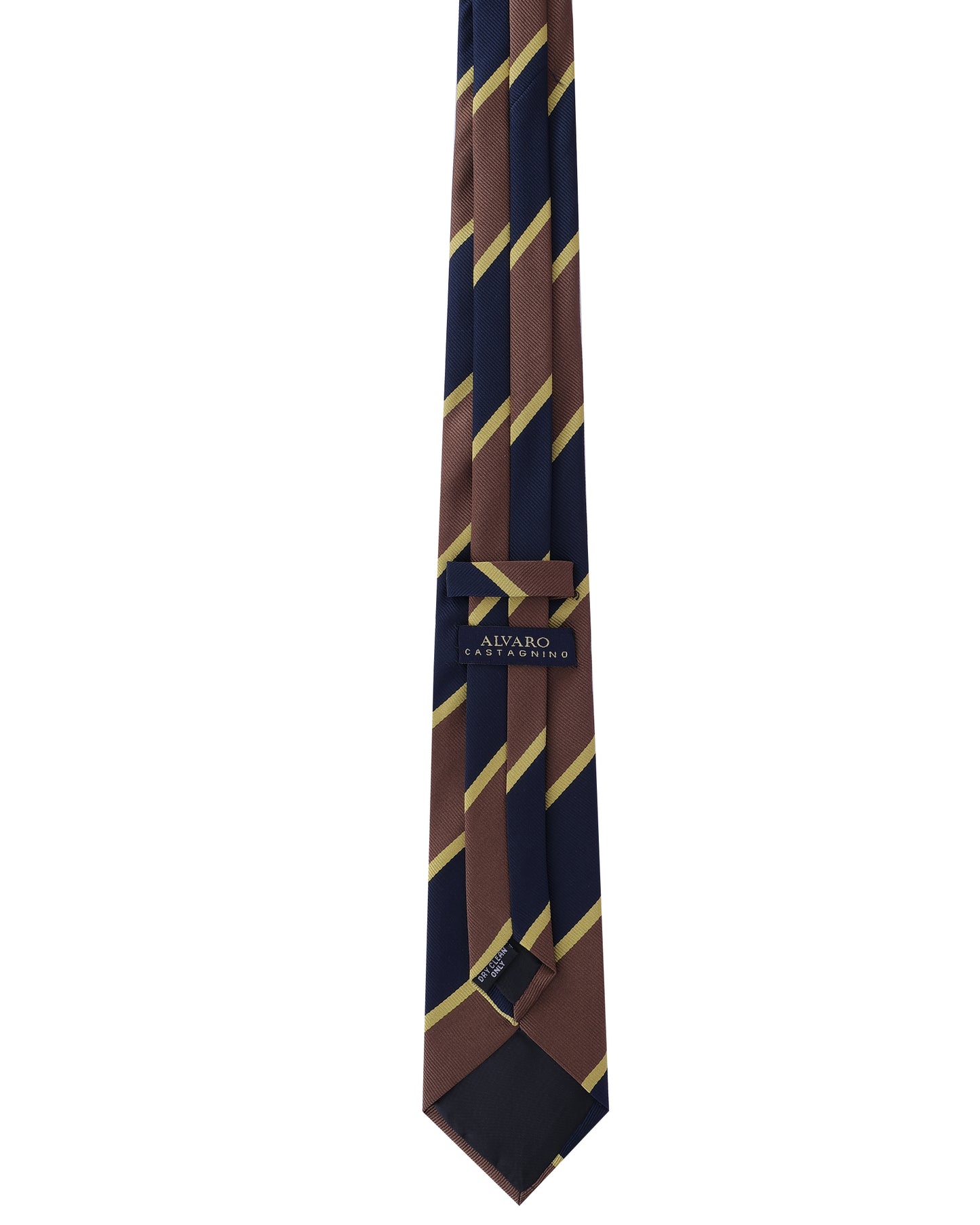Alvaro Castagnino Men Striped Classic Formal Skinny Tie