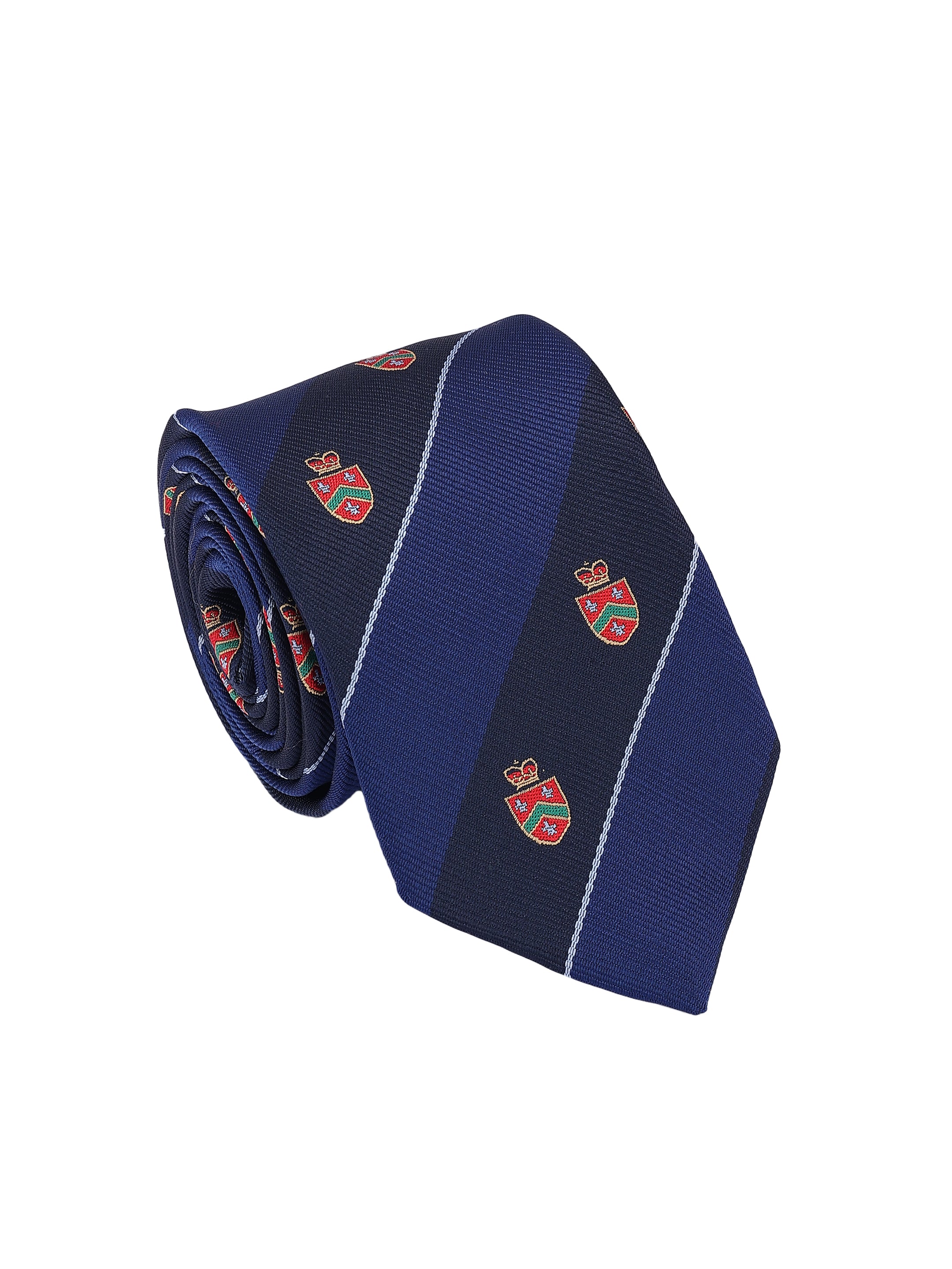 Blue Diagonal Striped Premium Formal Tie