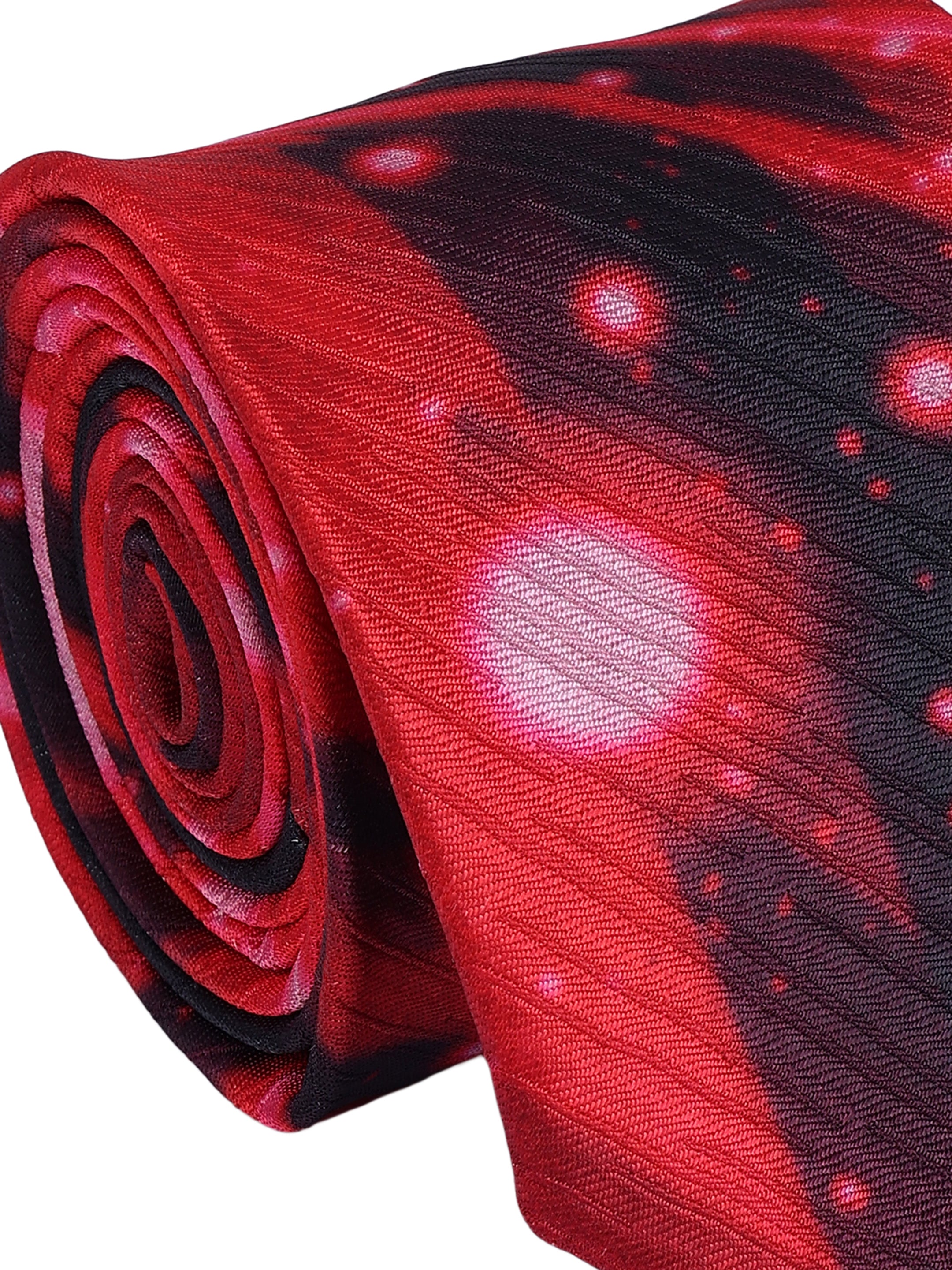 Galaxy Maroon Printed Tie