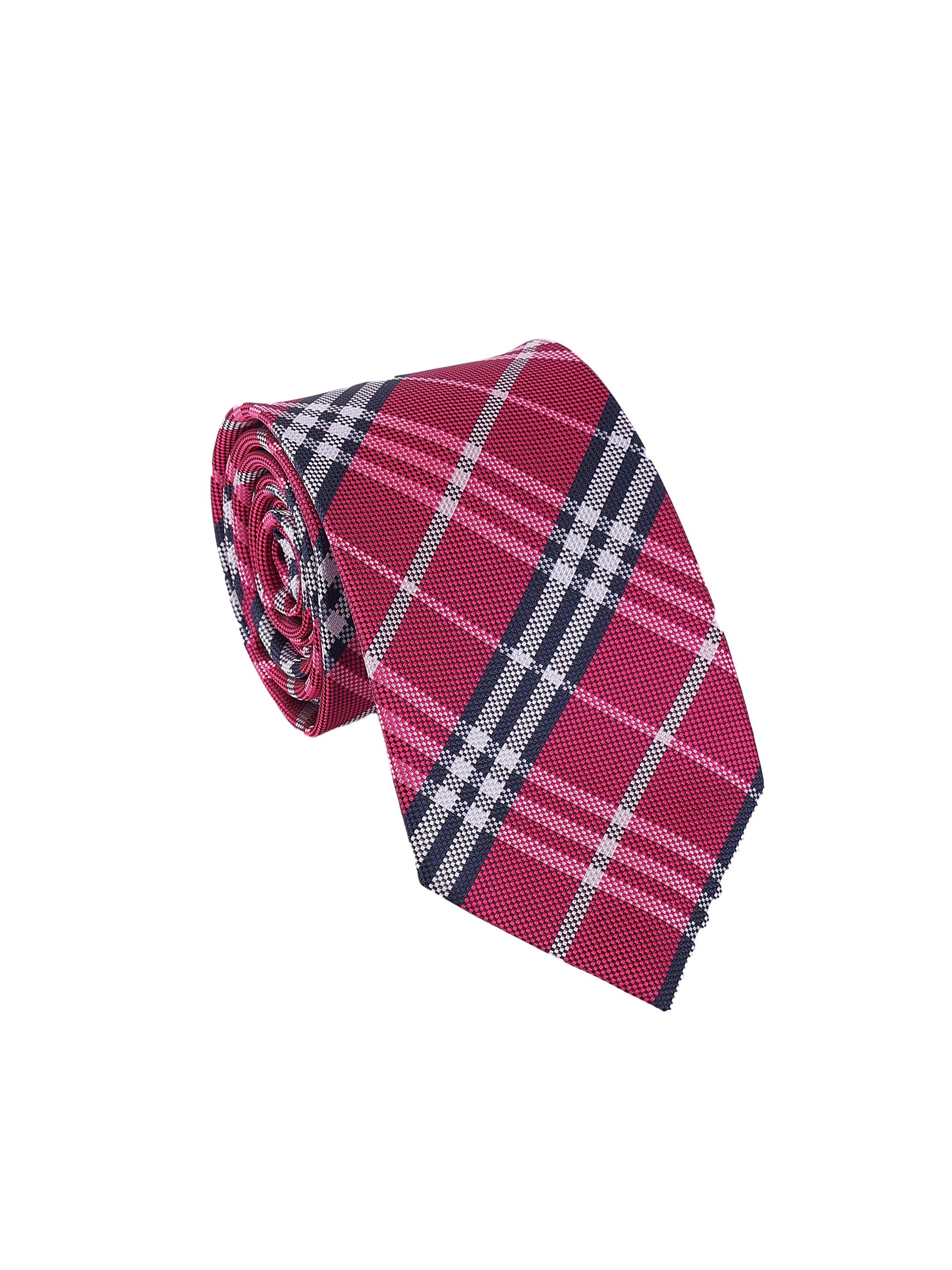 Pink Check Heritage Plaid Necktie