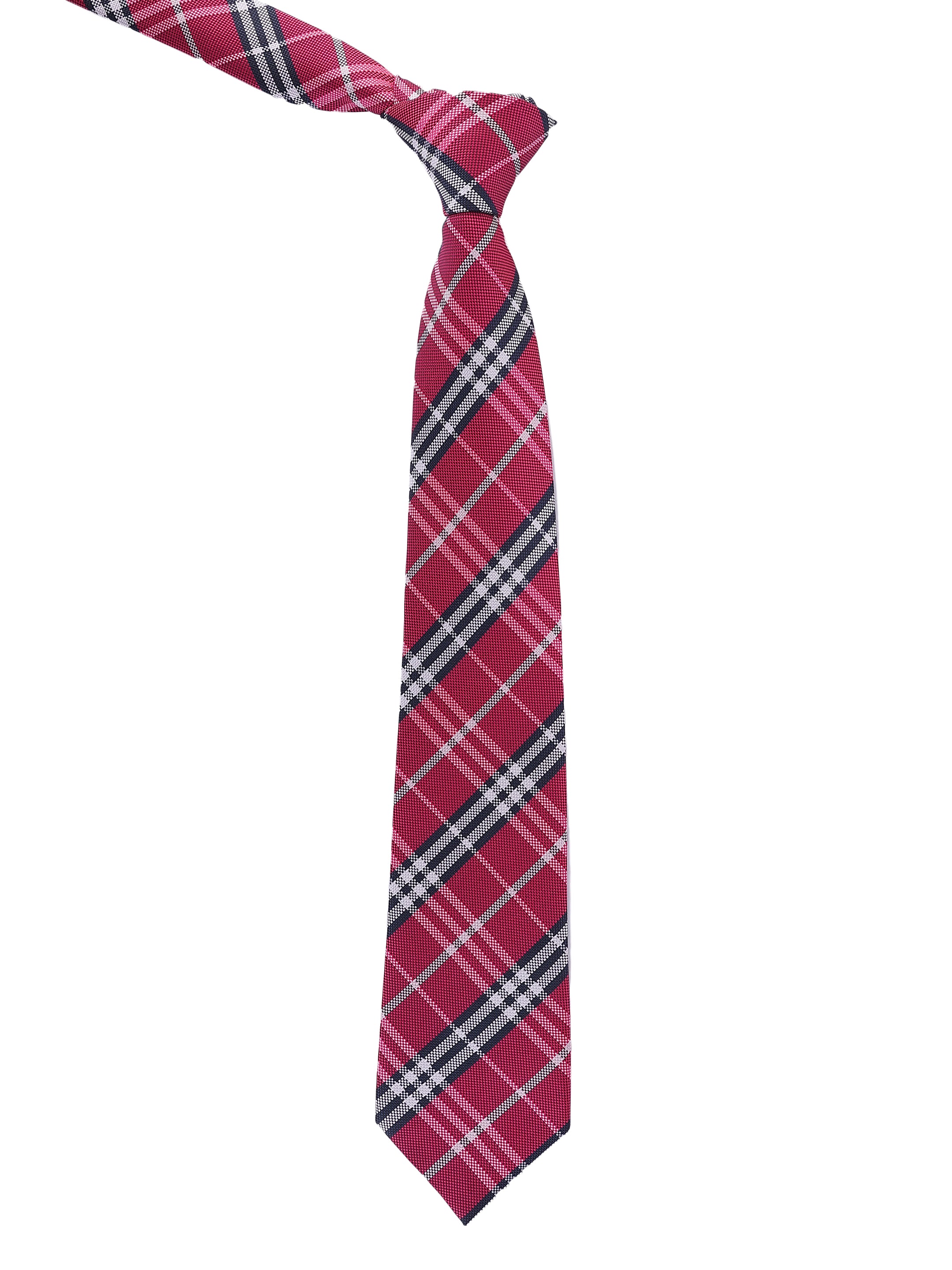 Pink Check Heritage Plaid Necktie