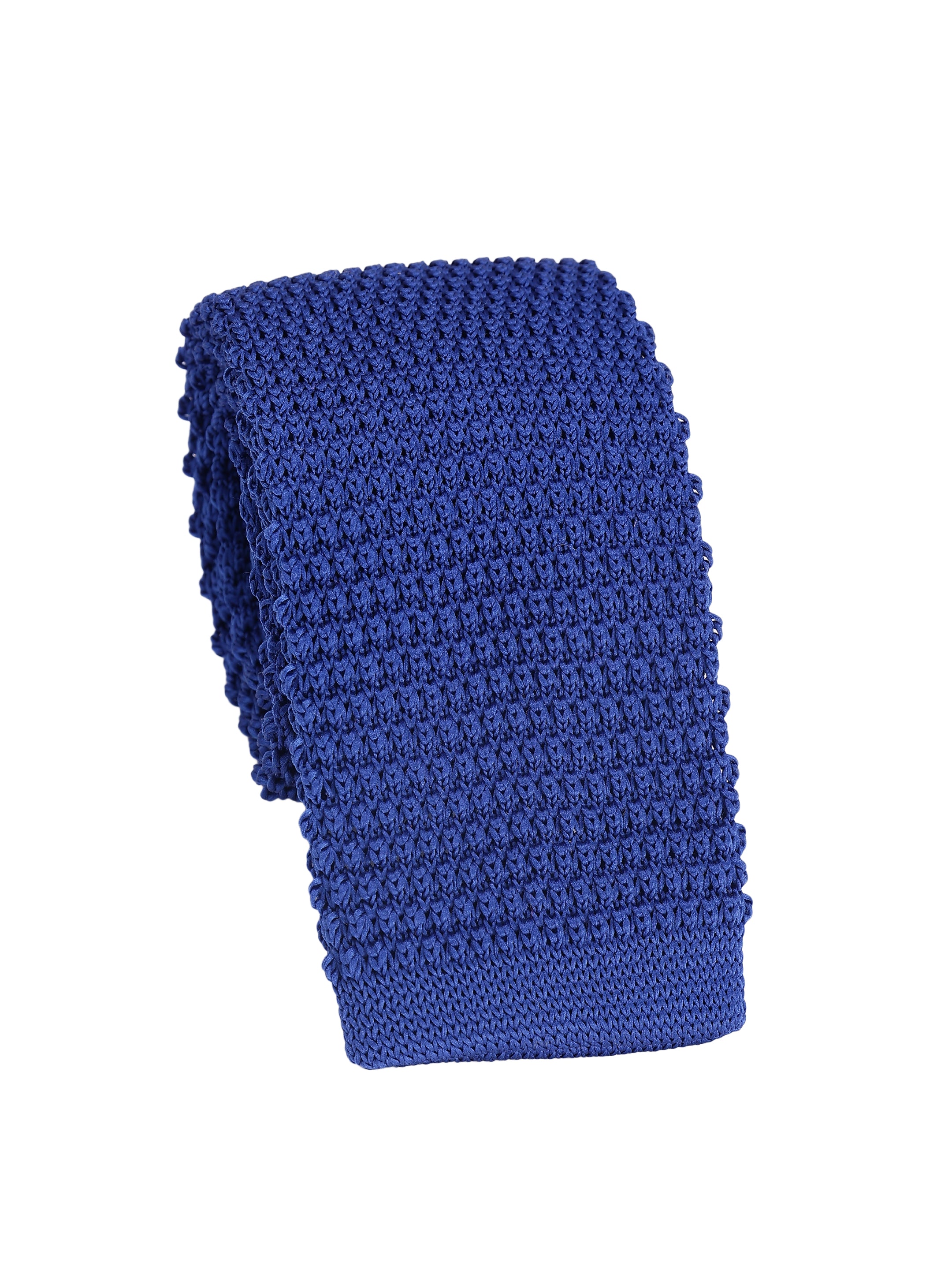 Solid Royal Blue Knitted Necktie