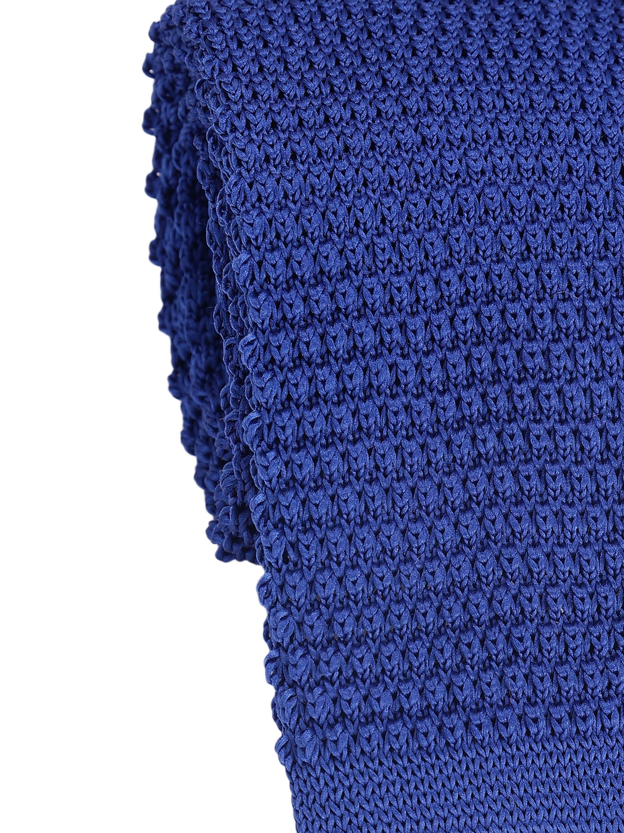 Solid Royal Blue Knitted Necktie