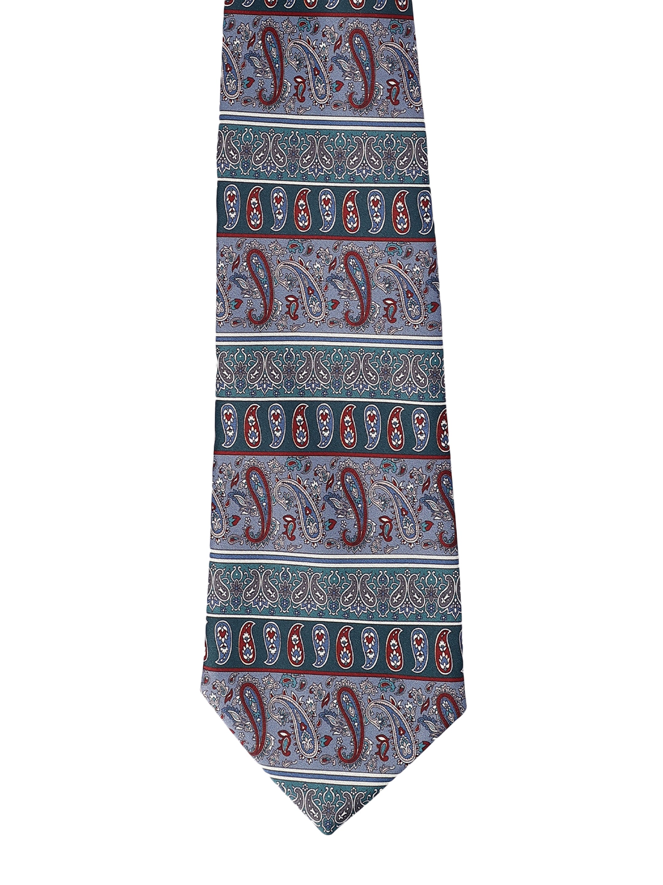 Azure & Crimson Heritage Paisley Necktie