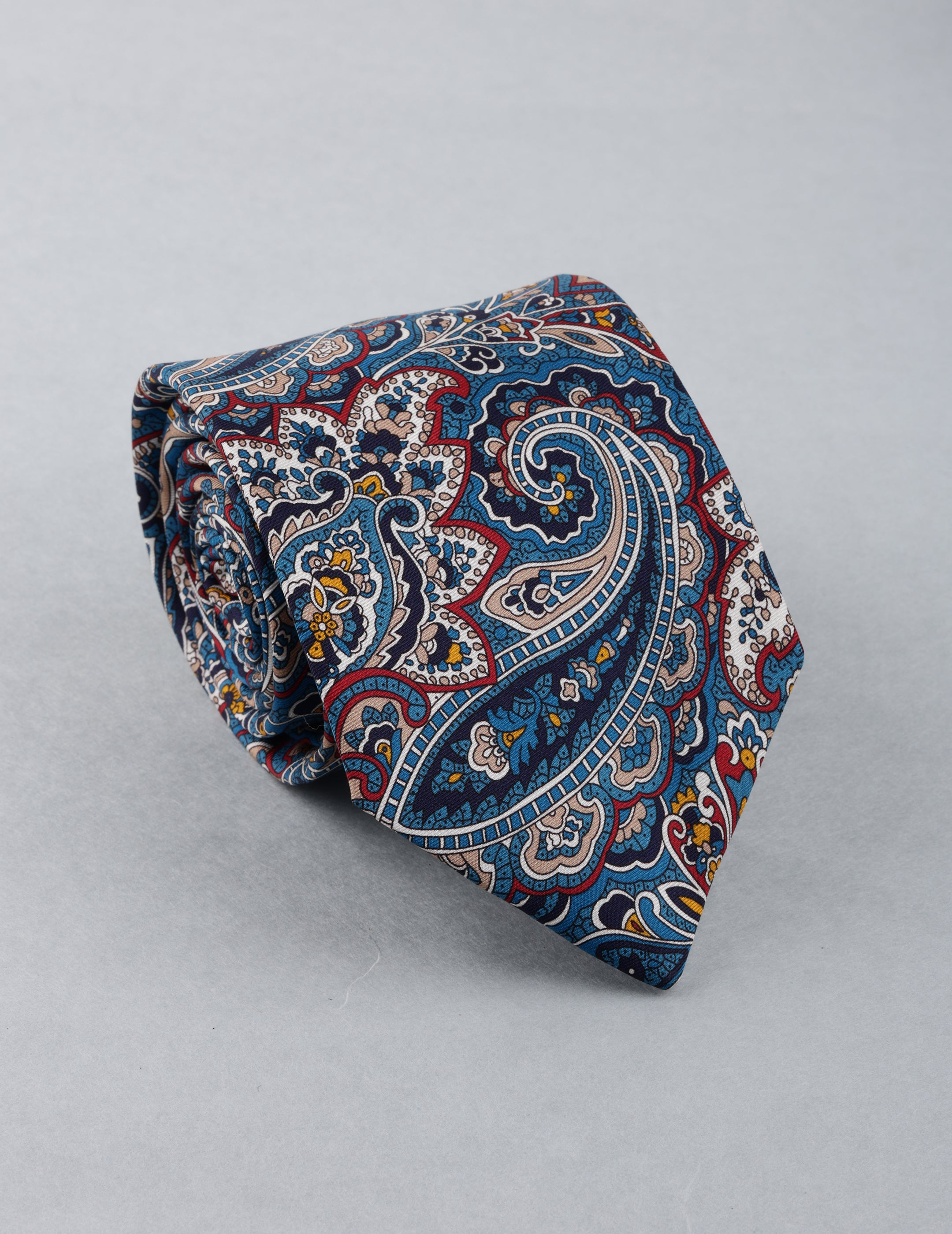 Blue Paisley Necktie