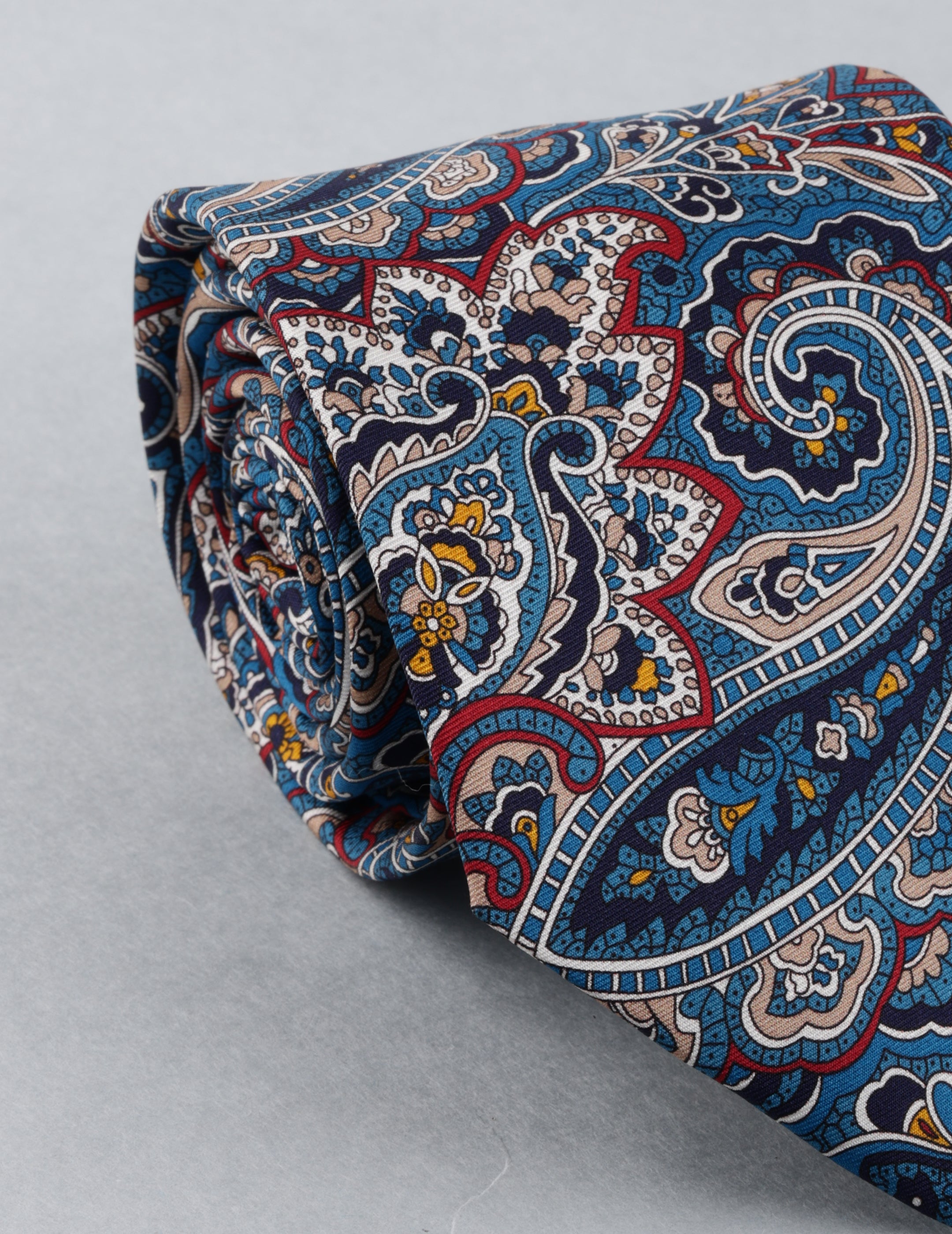 Blue Paisley Necktie