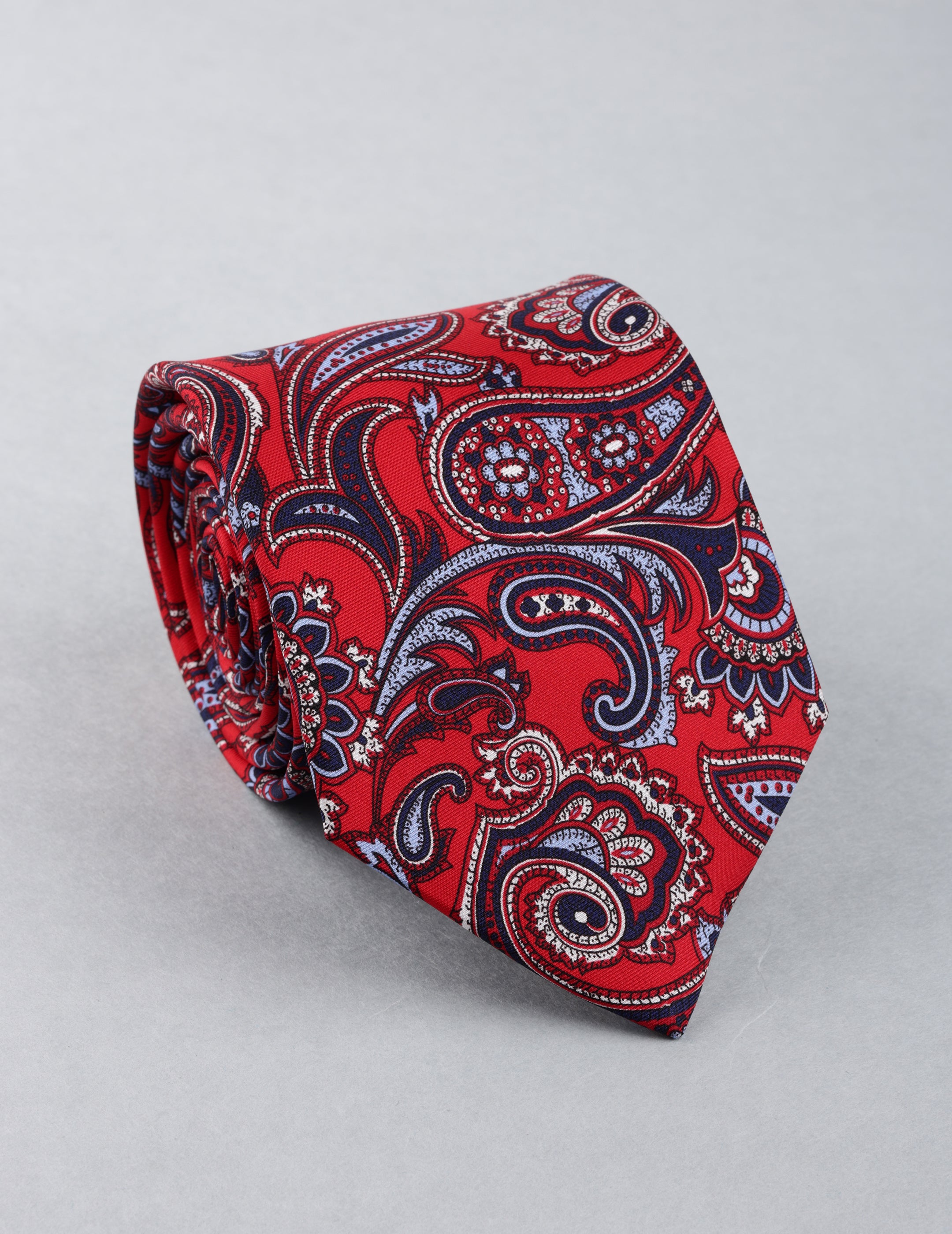 Red Paisley Necktie