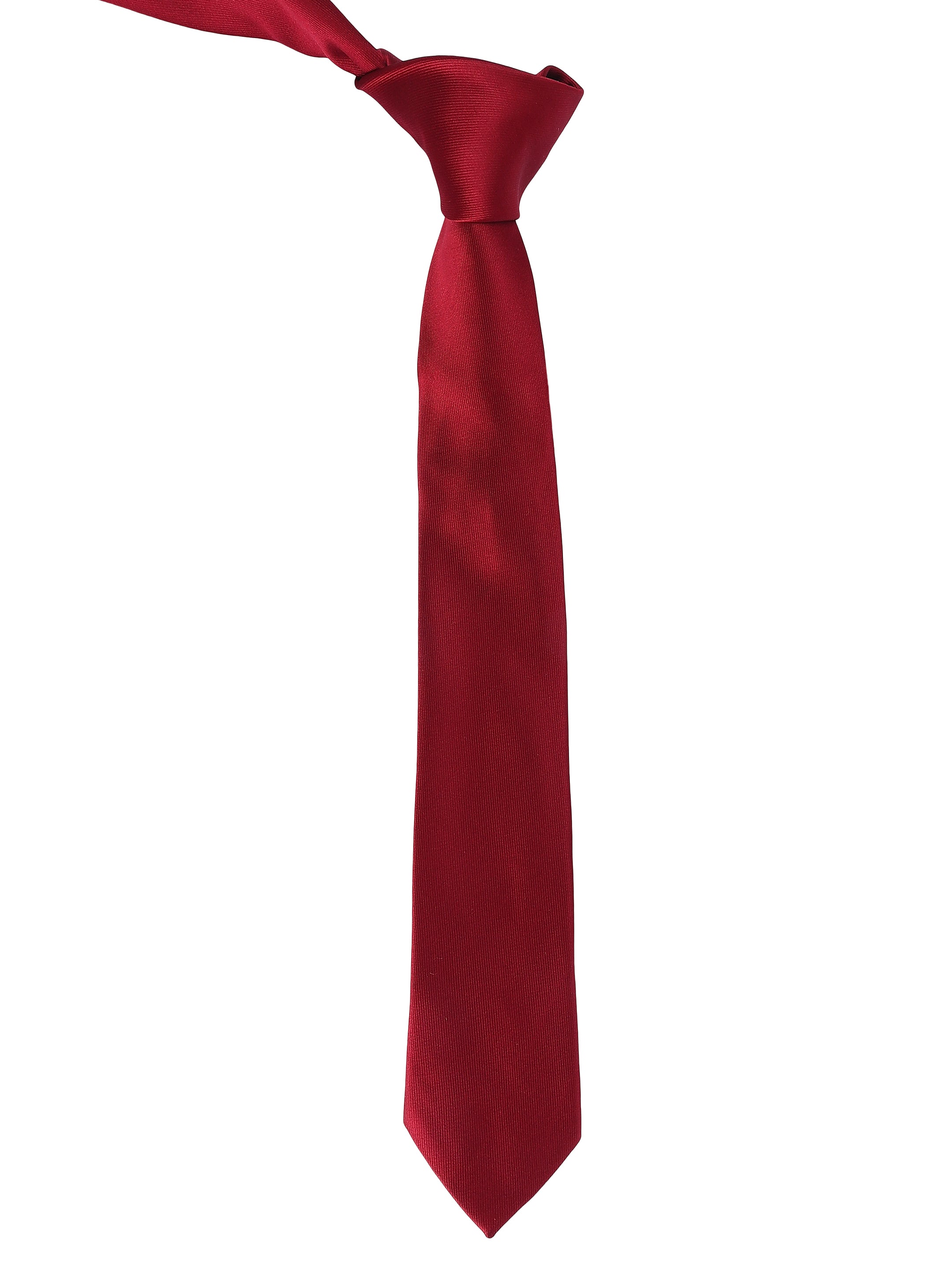 Solid Maroon Necktie