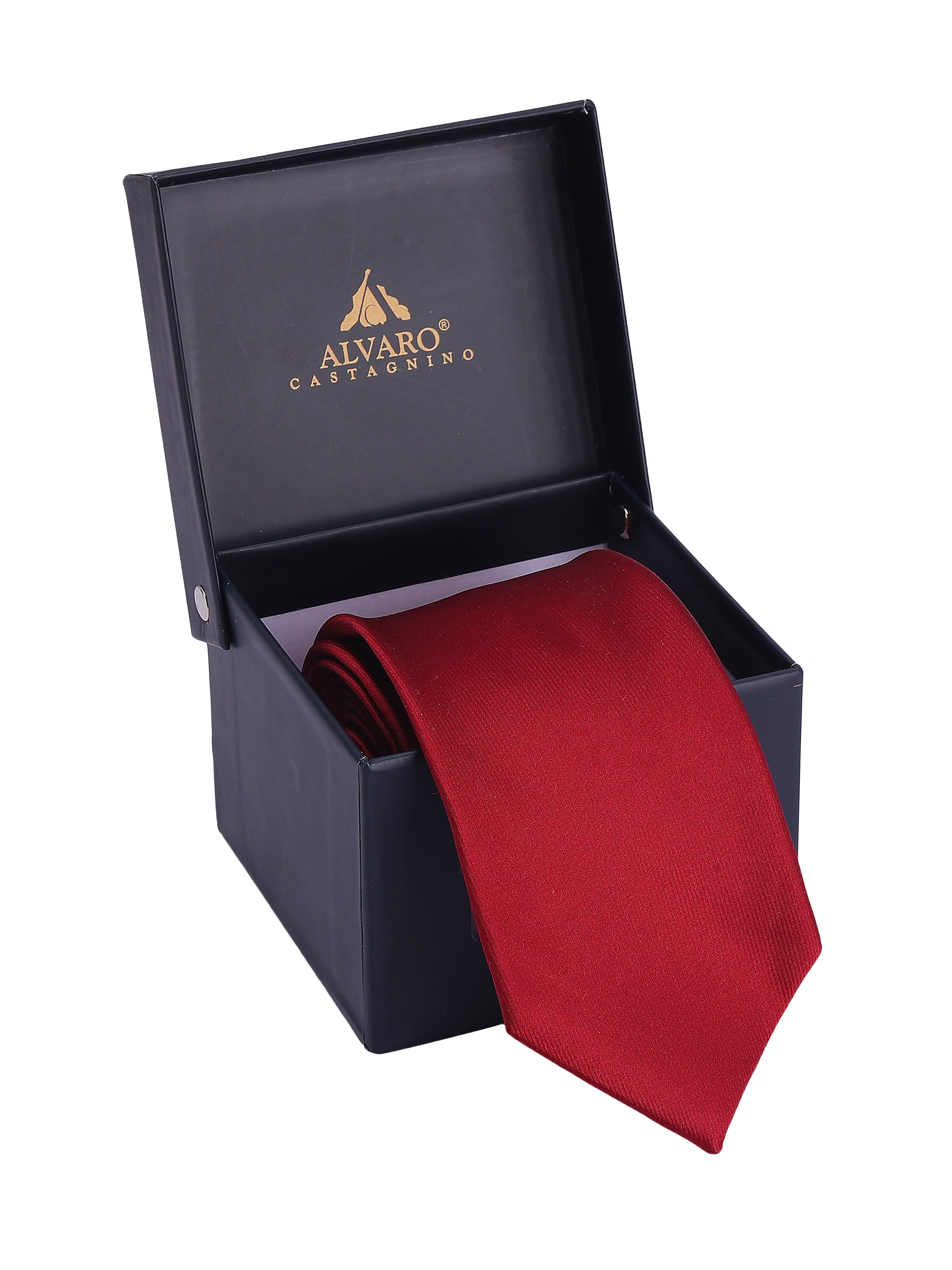 Maroon Solid Necktie