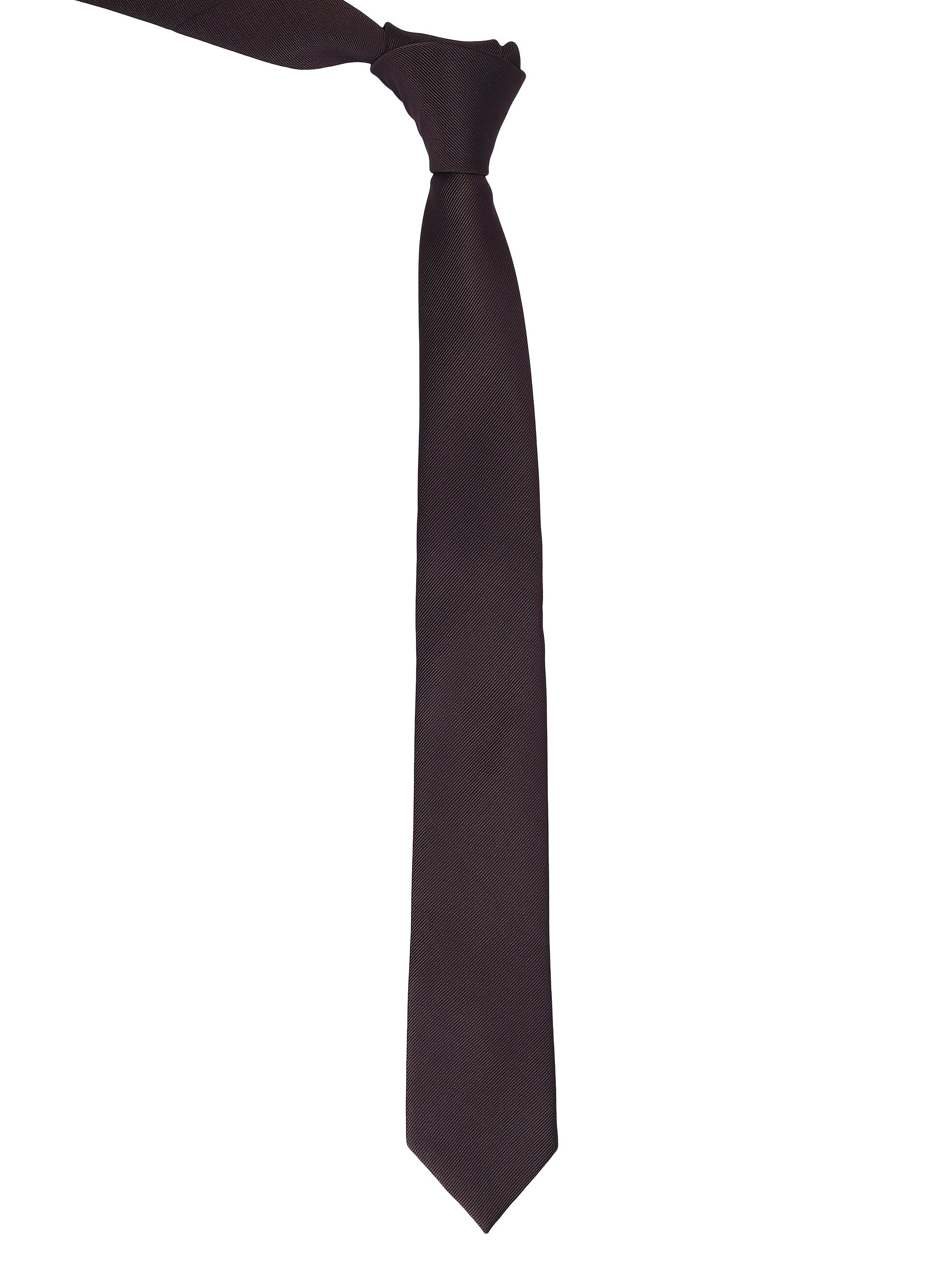 Solid Brown Necktie