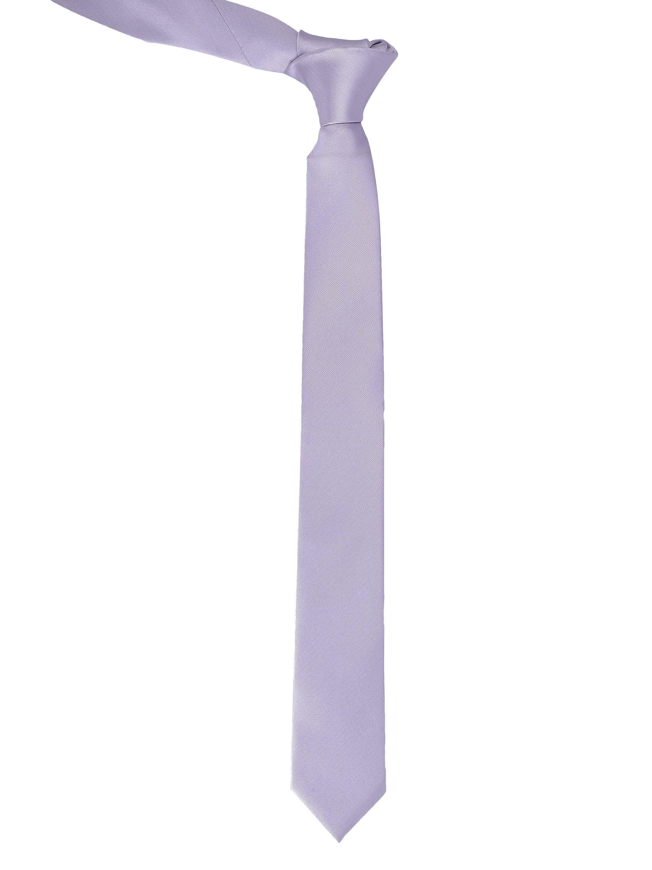 Light Grey Solid Necktie