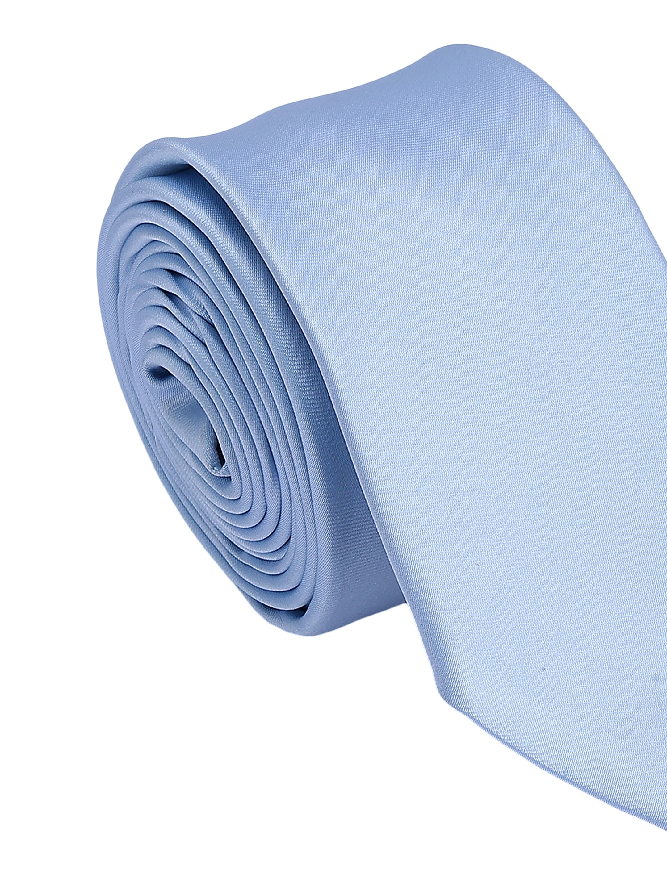 Light Blue Solid Necktie