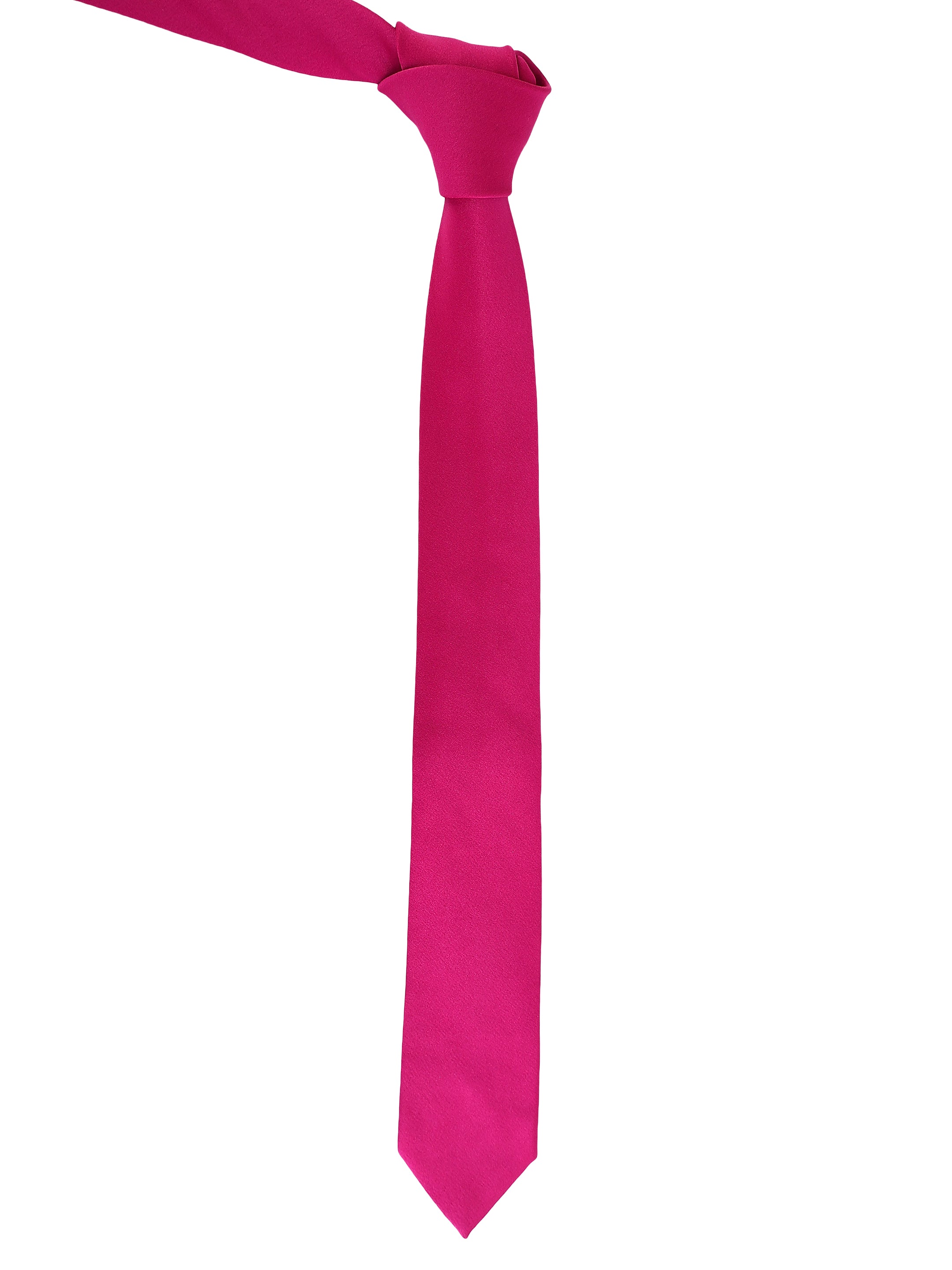 Magenta Solid Necktie