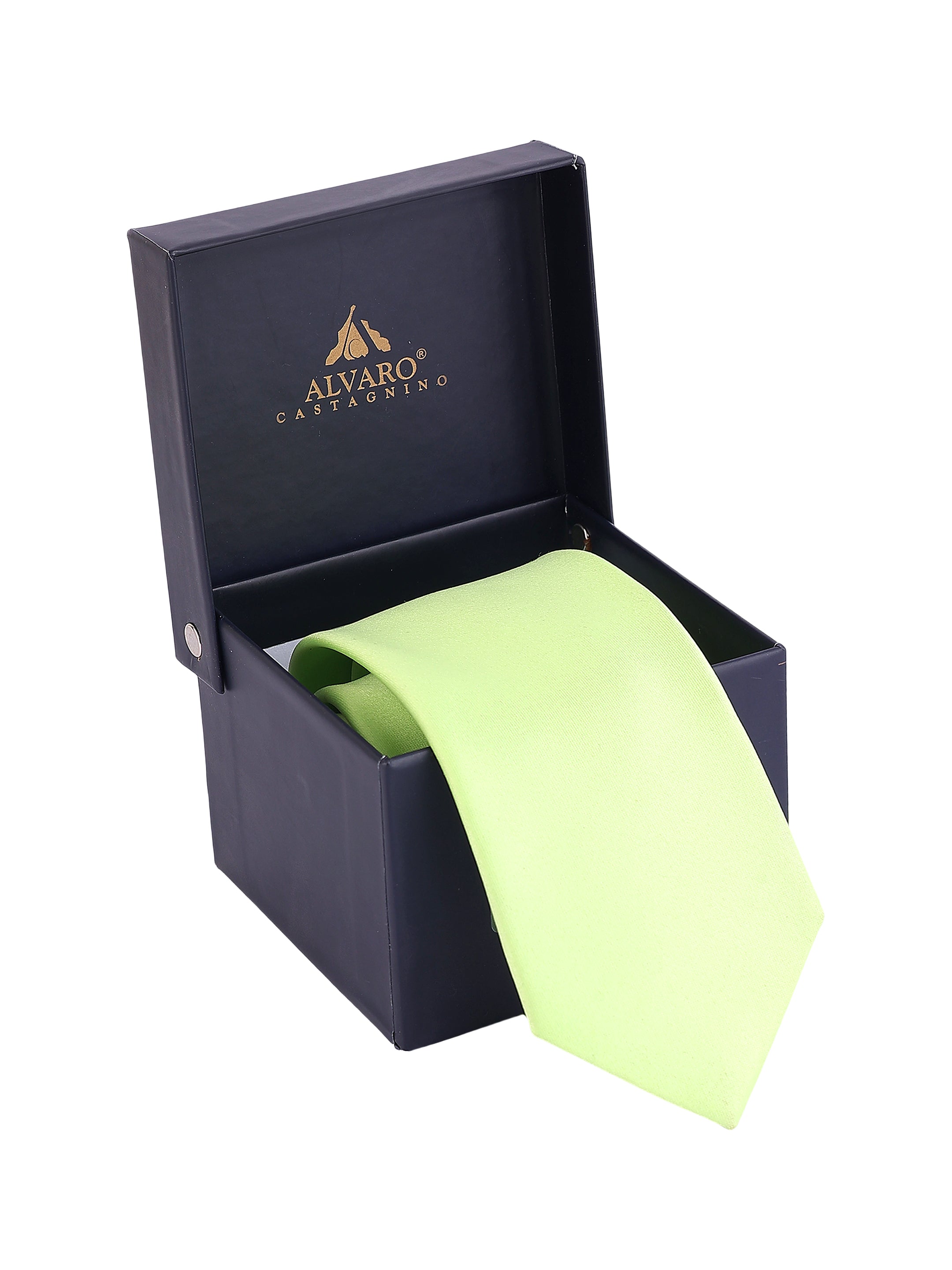 Solid Lime Green Necktie