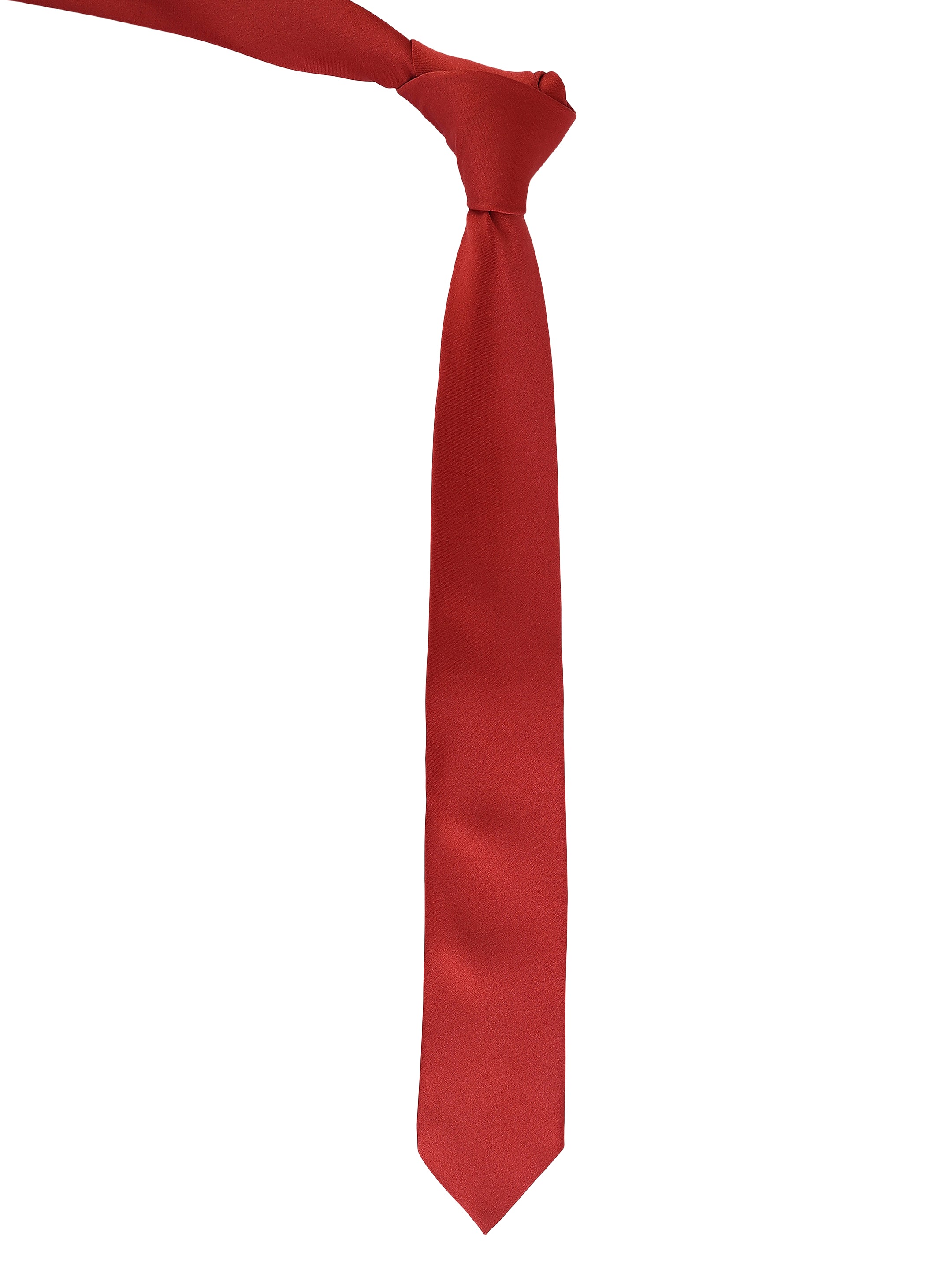 Men's Solid Red Necktie