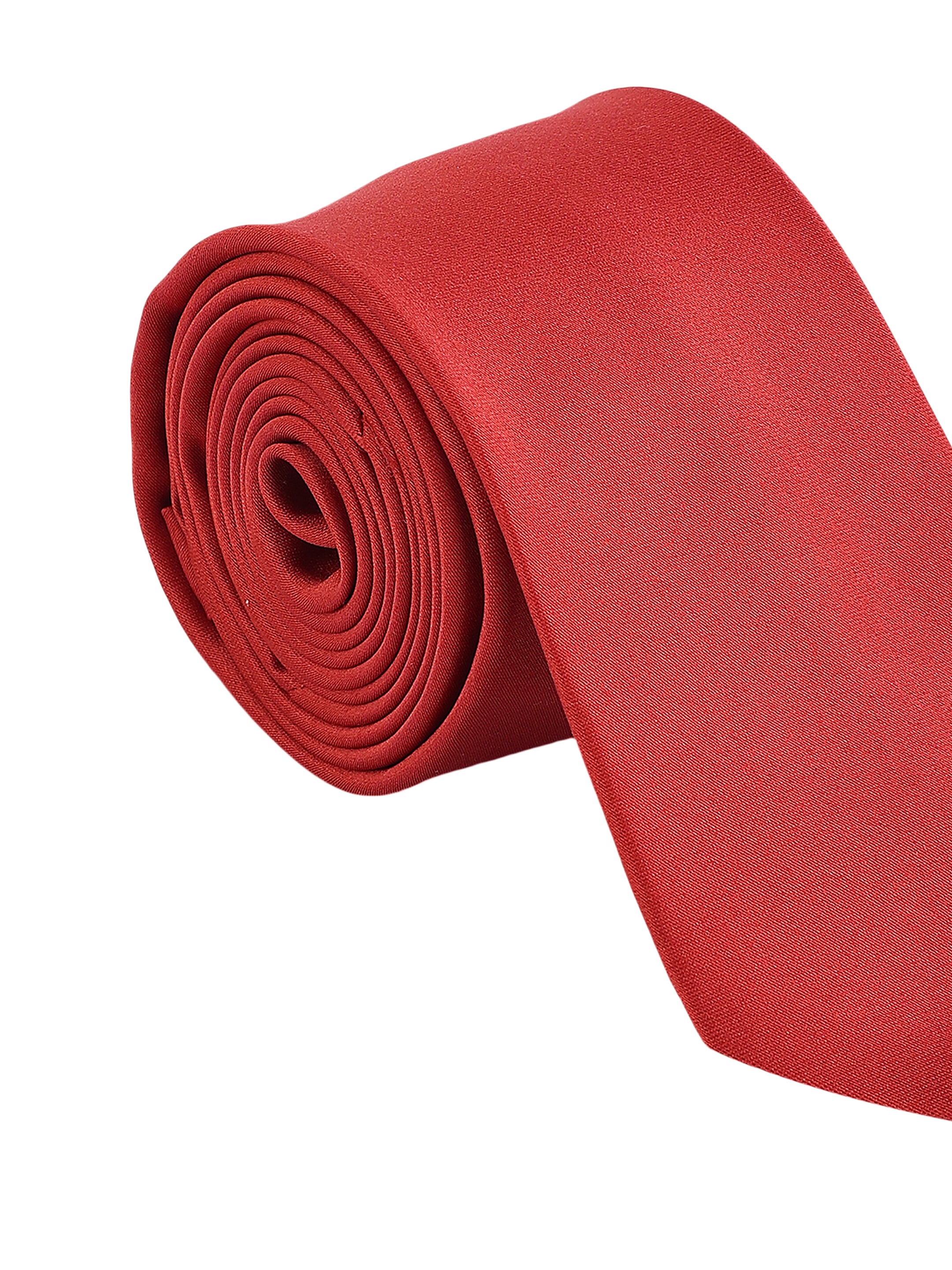 Red Solid Necktie