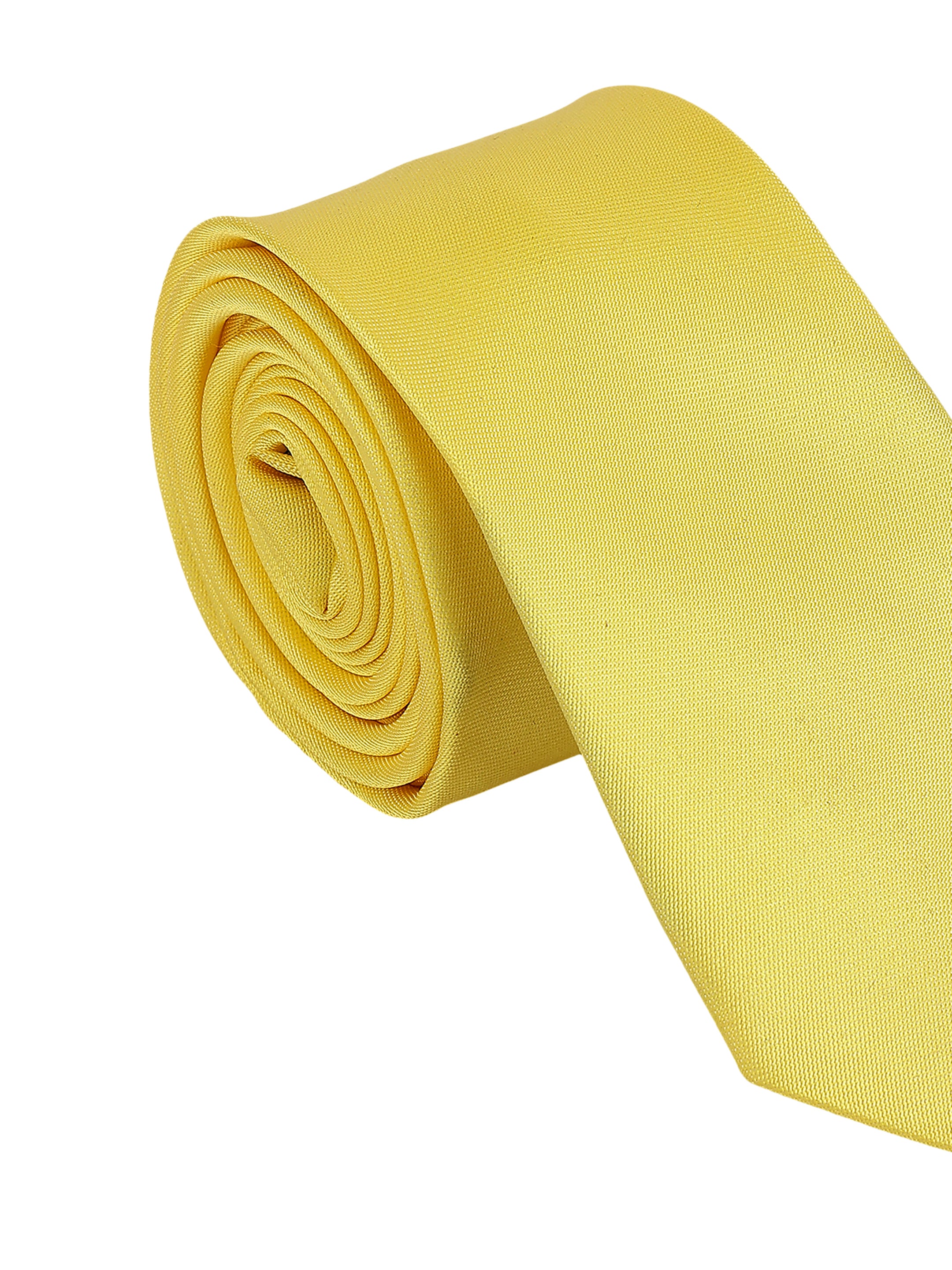 Solid Yellow Necktie