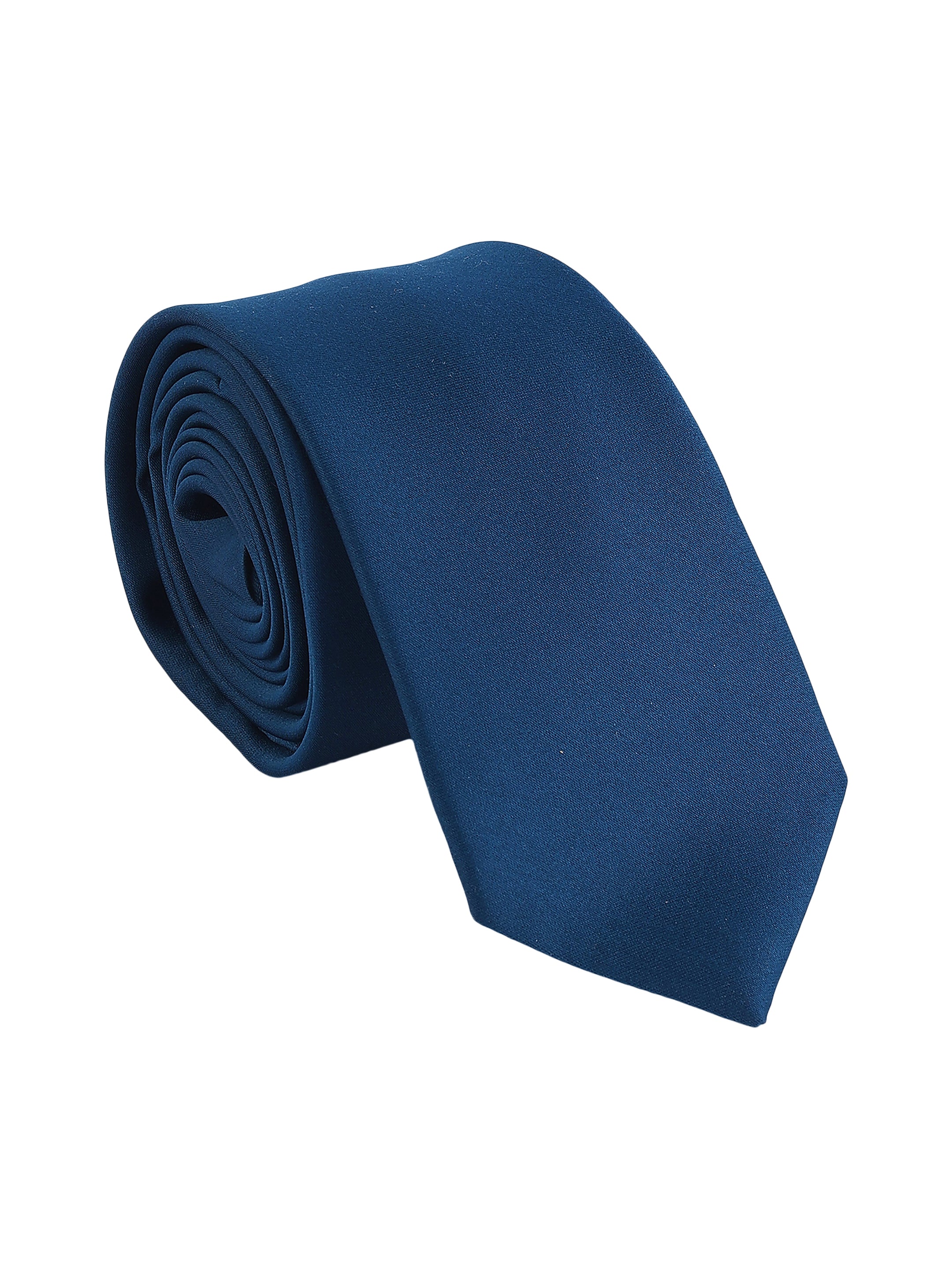 Men's Solid Navy Blue Necktie