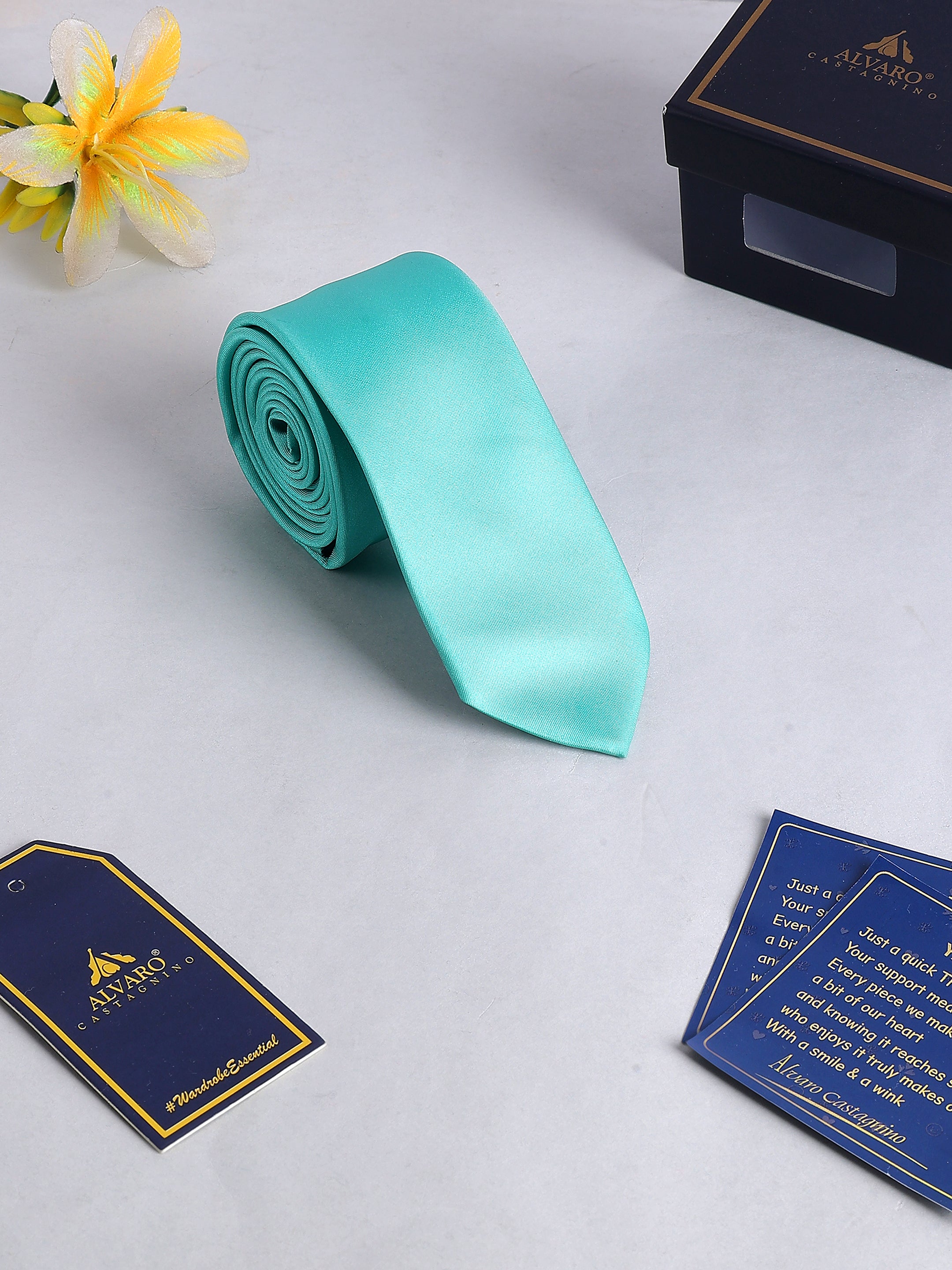 Solid Mint Green Tie