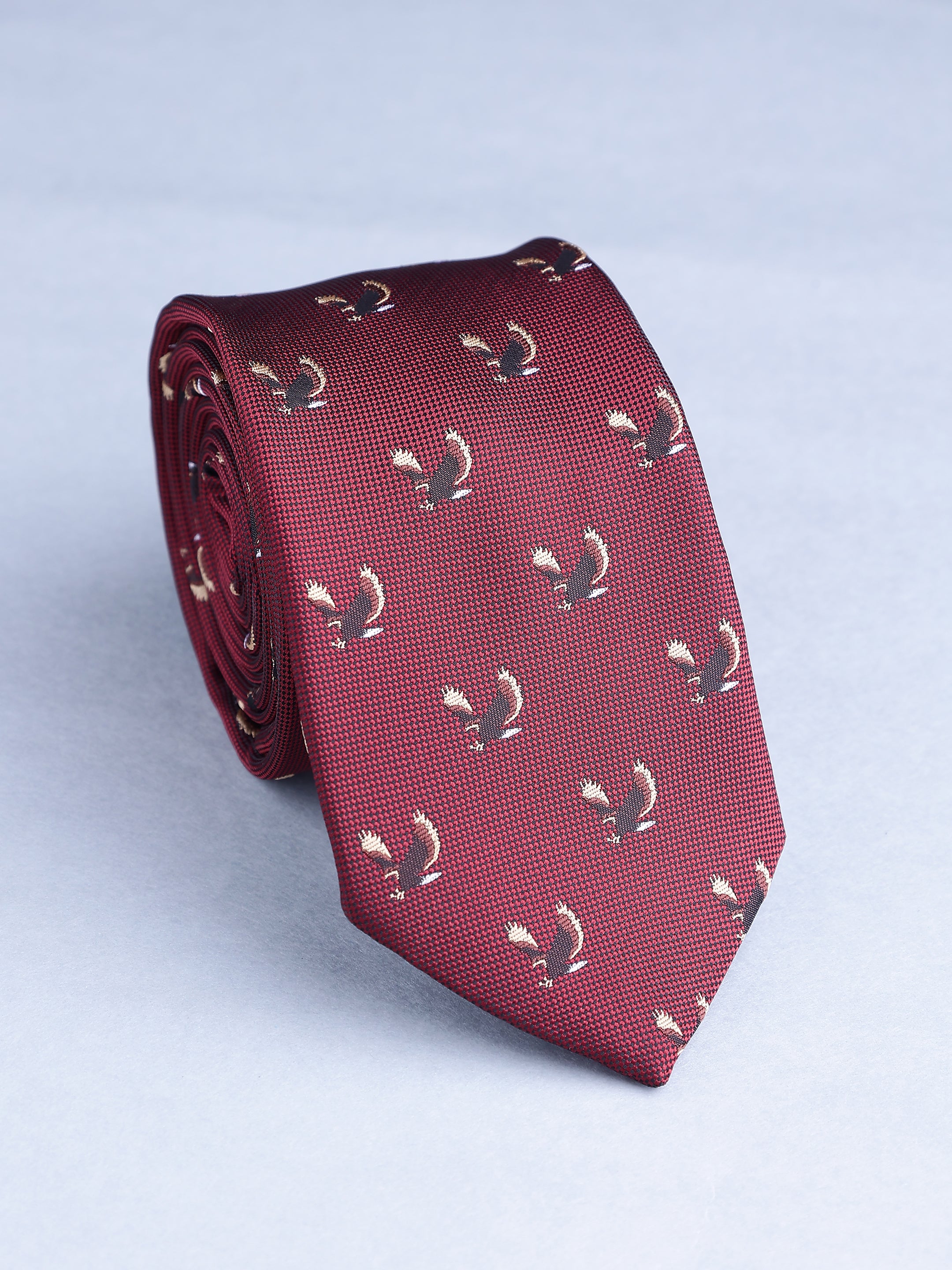Fox Motif Necktie