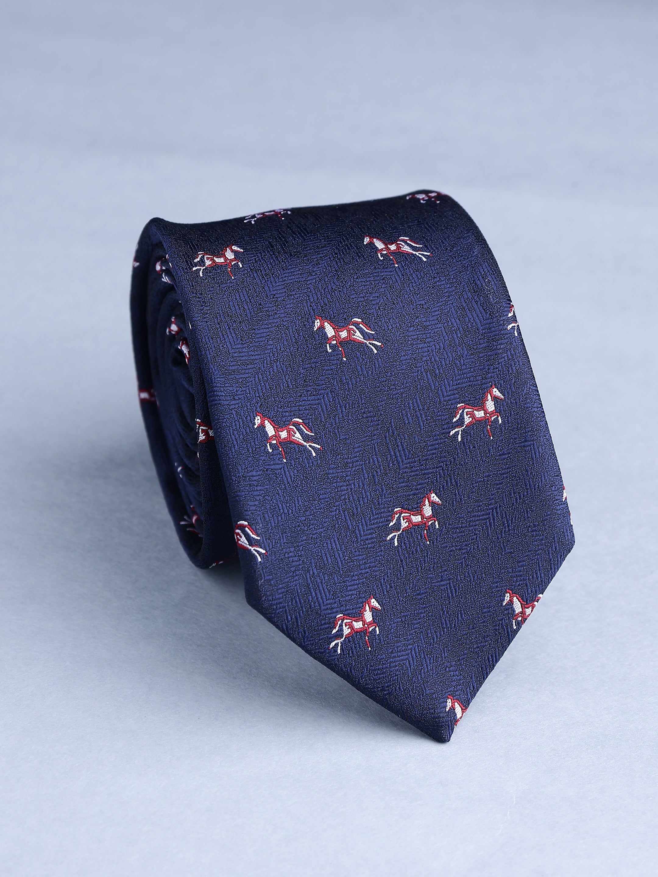 Polo Horse Print Necktie