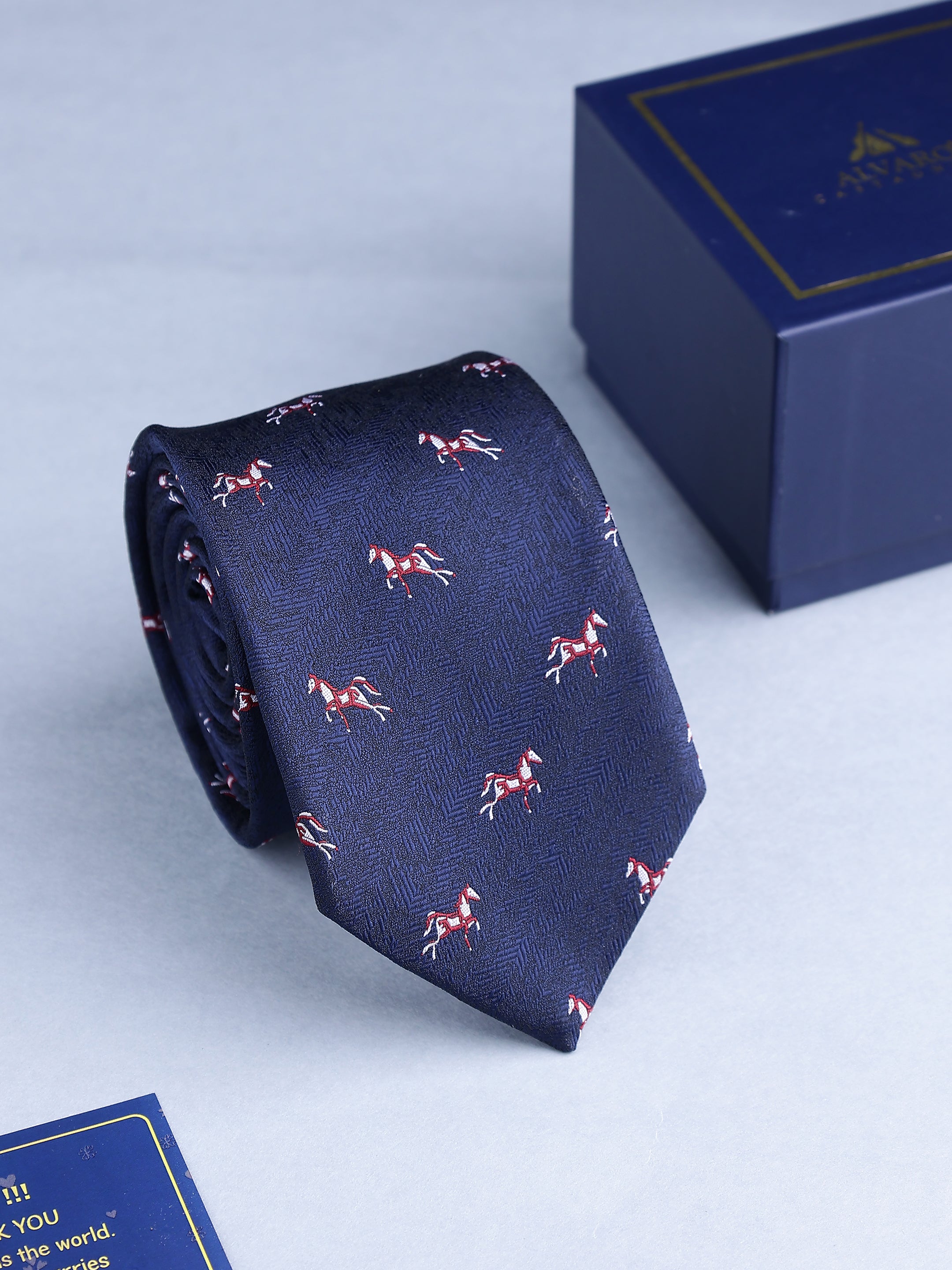 Polo Horse Print Necktie