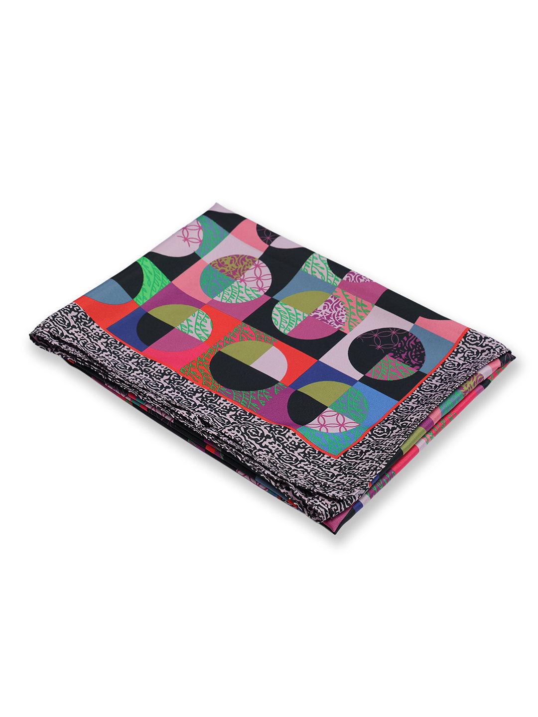 Geometric Fusion pattern Scarf