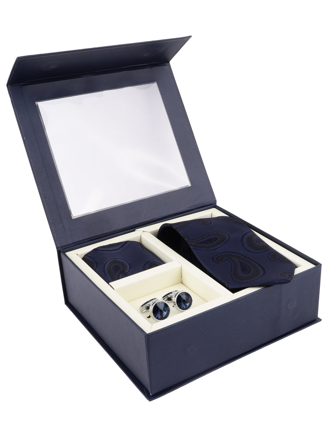 Classic Paisley Necktie Accessory Gift Set