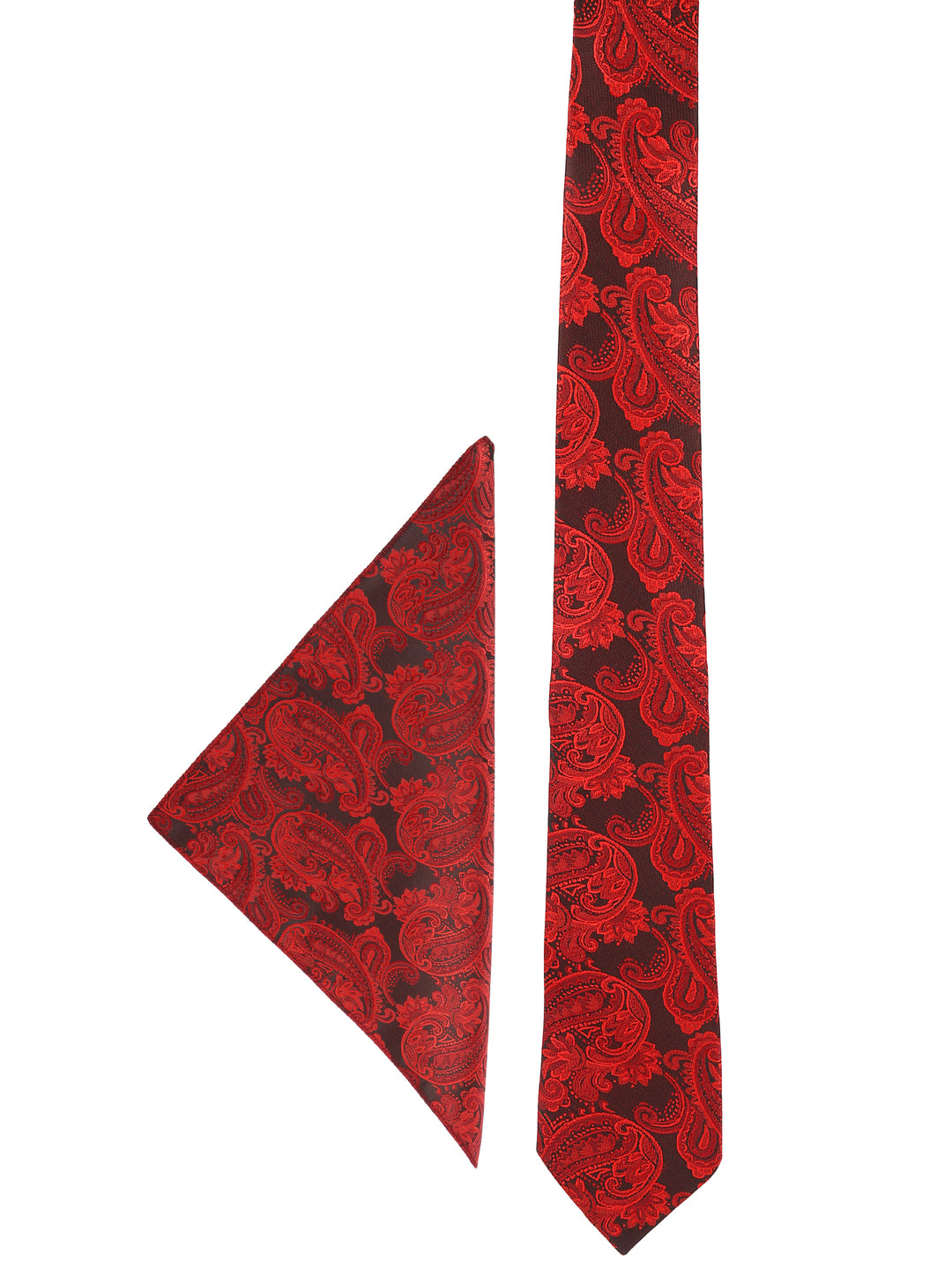 Red Paisley Patterned Accessory Gift Set