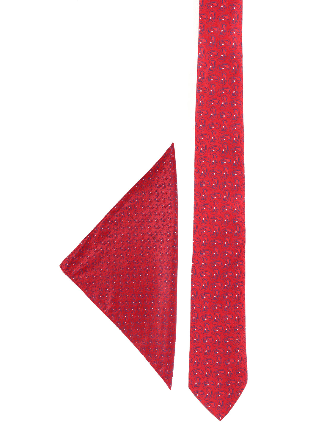 Red Paisley Patterned Accessory Gift Set