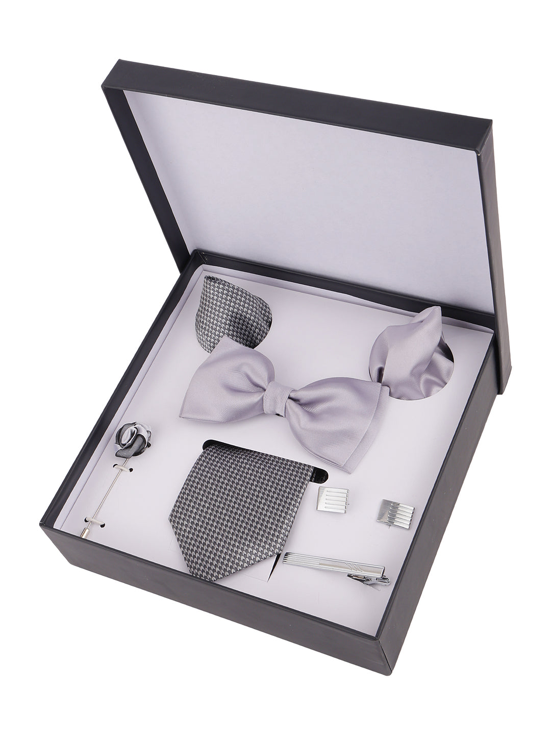 Alvaro Castagnino Men Grey Coloured Accessory Gift Set