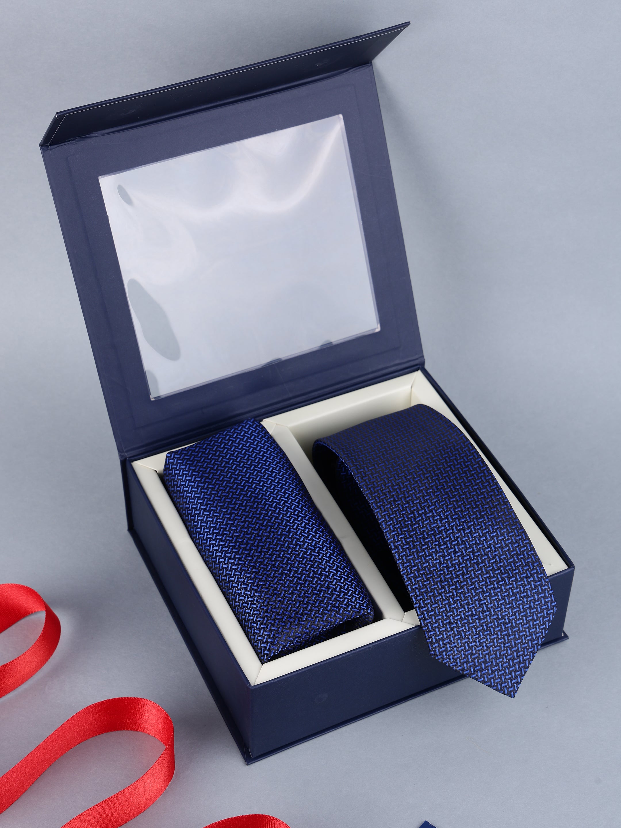 Royal Blue Classic Neckite Gift Set