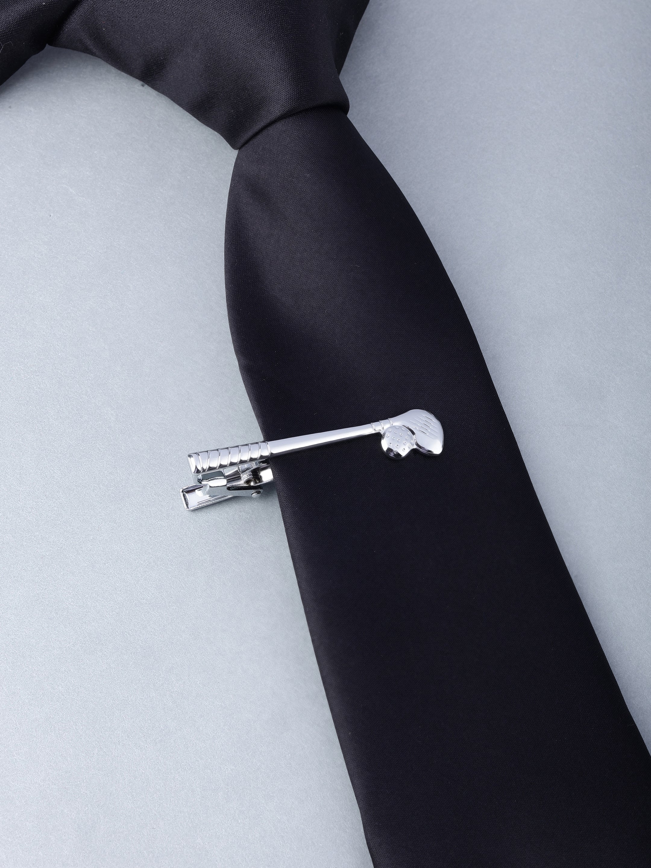 Silver Golf Club Tie Pin