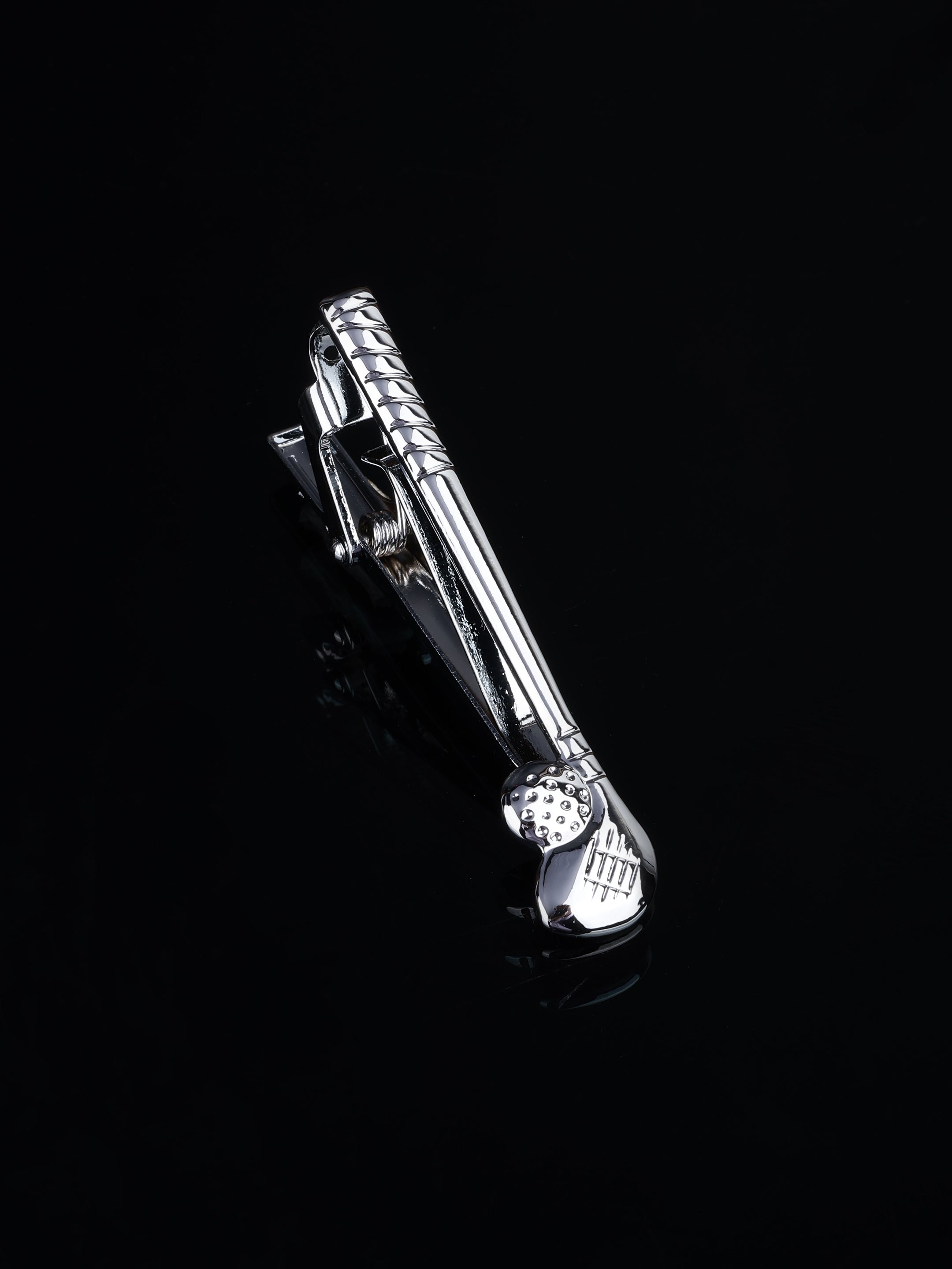 Silver Golf Club Tie Pin
