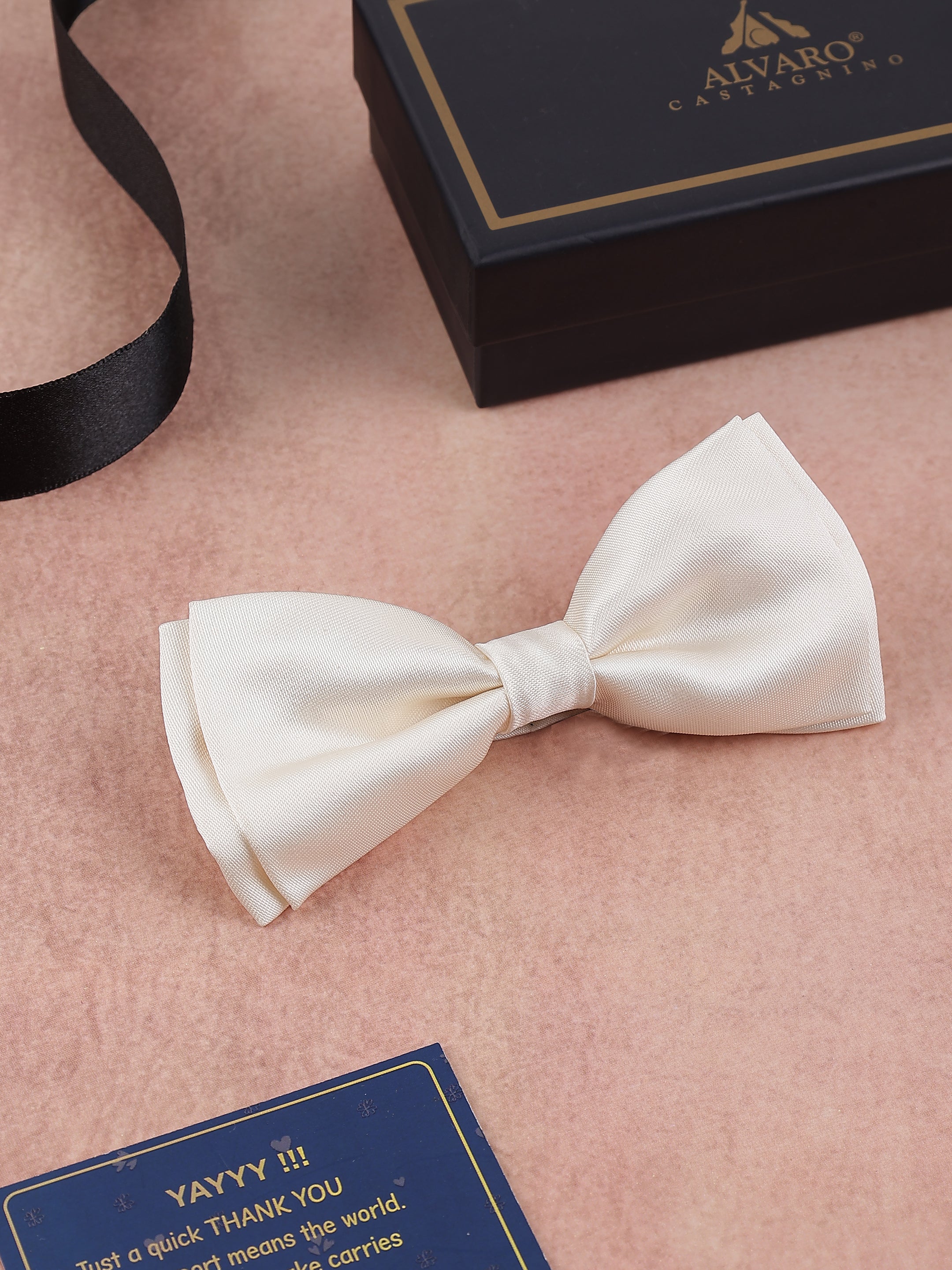Cream Bow Tie