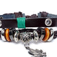 Brown Leather Multistrand Handcrafted Bracelet
