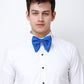 Alvaro Castagnino Men's Royal Blue Colored Floppy Solid Bow Tie