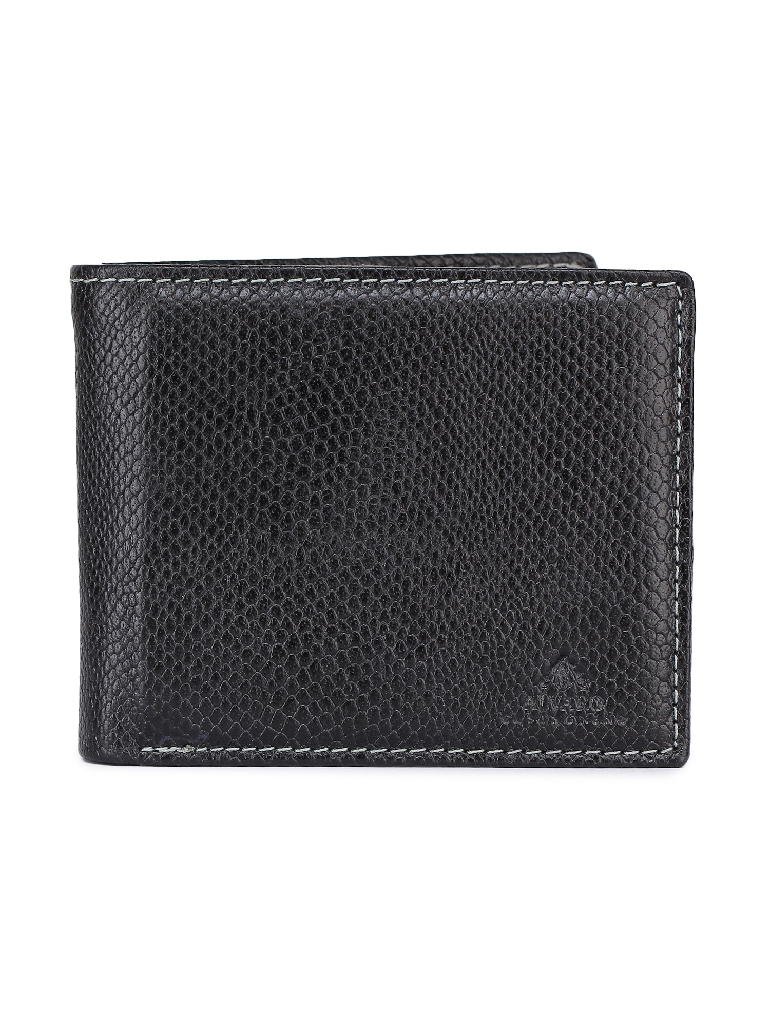 Black Caviar Grain Leather Wallet