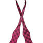 Alvaro Castagnino Men's Purple Colored Microfiber Bow Tie